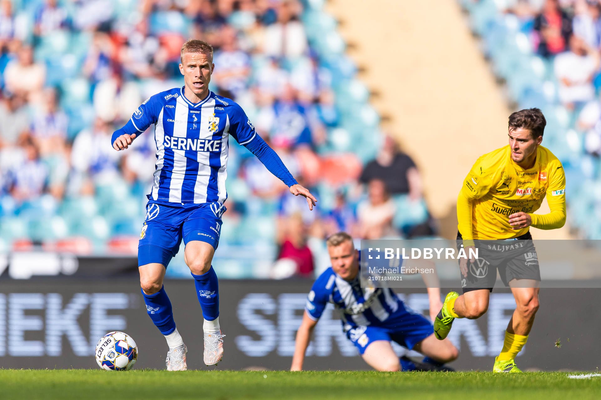 IFK Göteborgs Oscar Wendt och Mjällbys Jesper Gustavsson