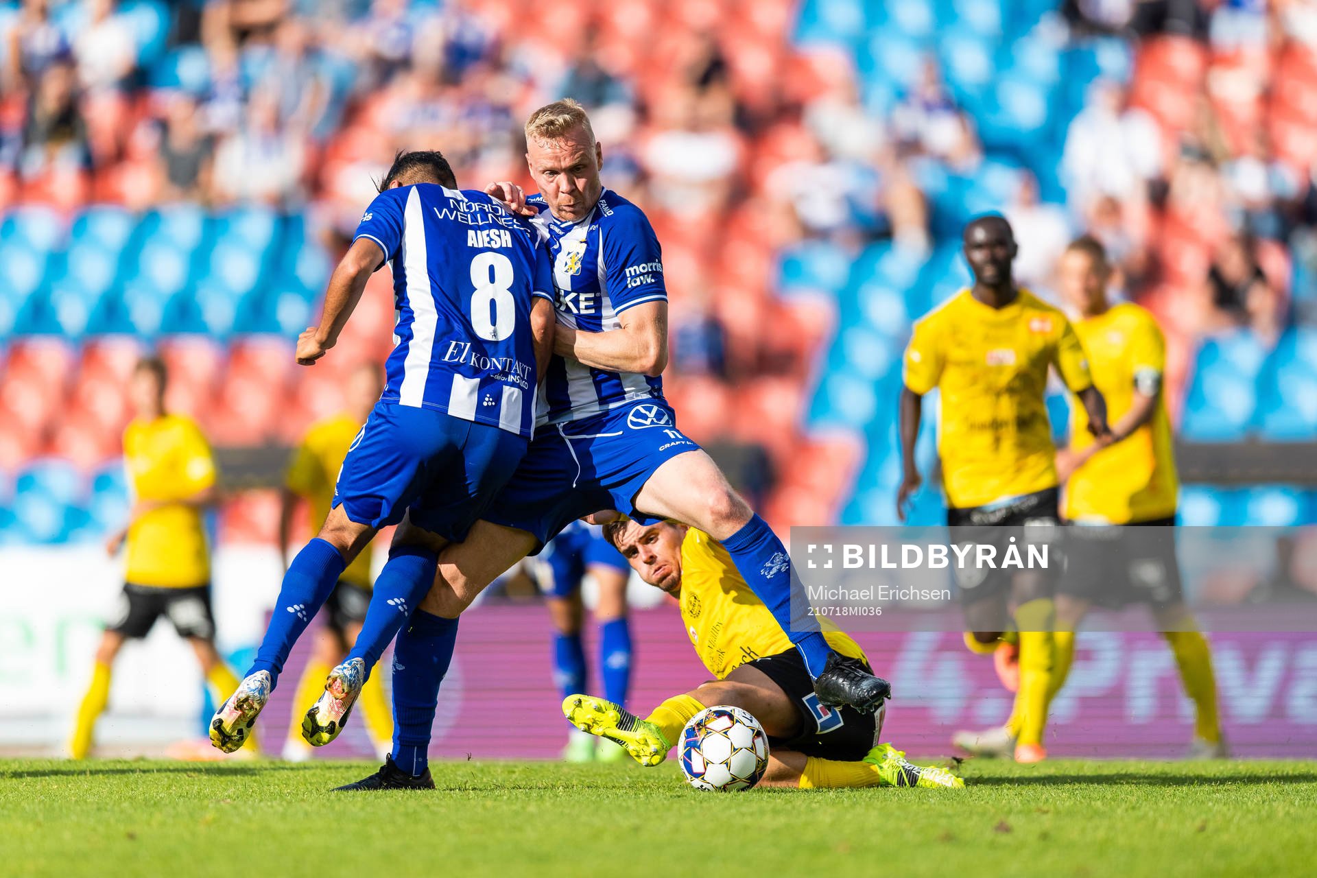 IFK Göteborgs Hosam Aiesh och Kolbeinn Sigthorsson