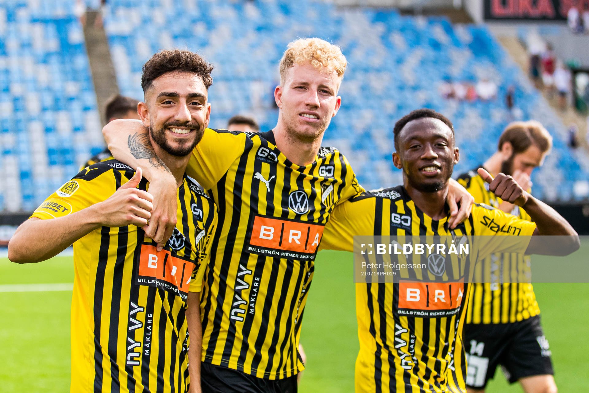 Häckens Daleho Irandust, Samuel Gustafson och Benie Adama