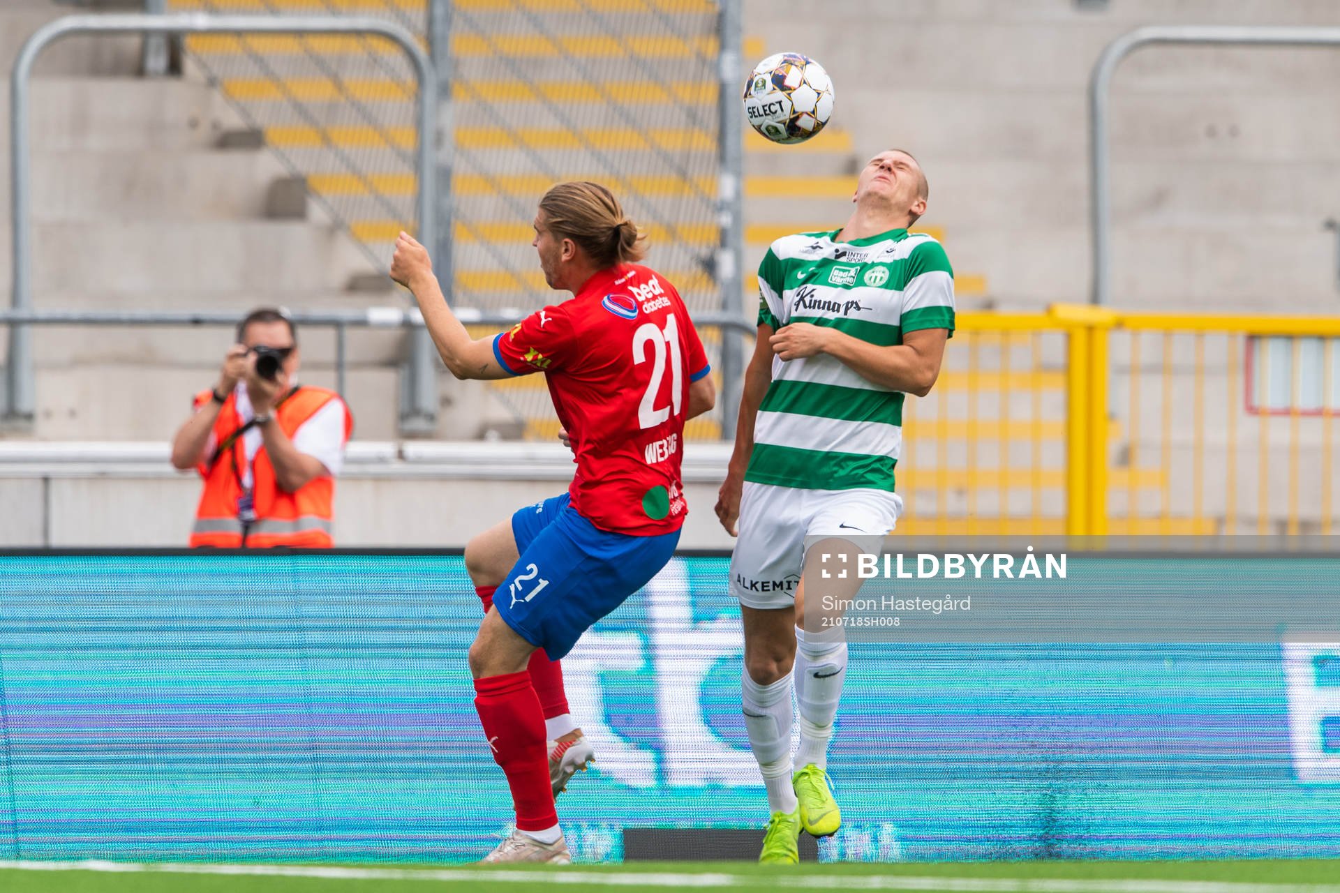 Helsingborgs Charlie Weberg och Västerås William Videhult