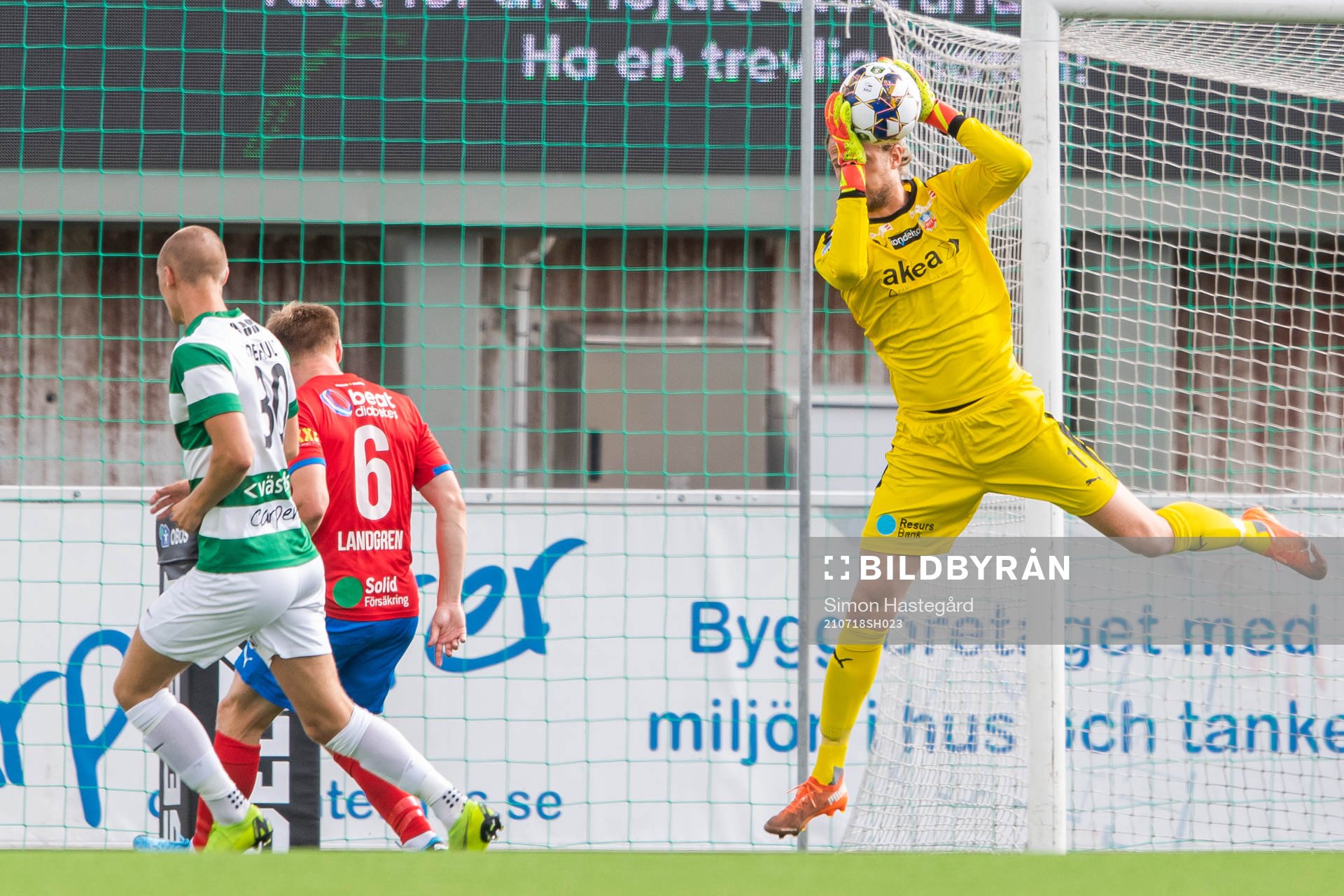 Helsingborgs målvakt Anders Lindegaard