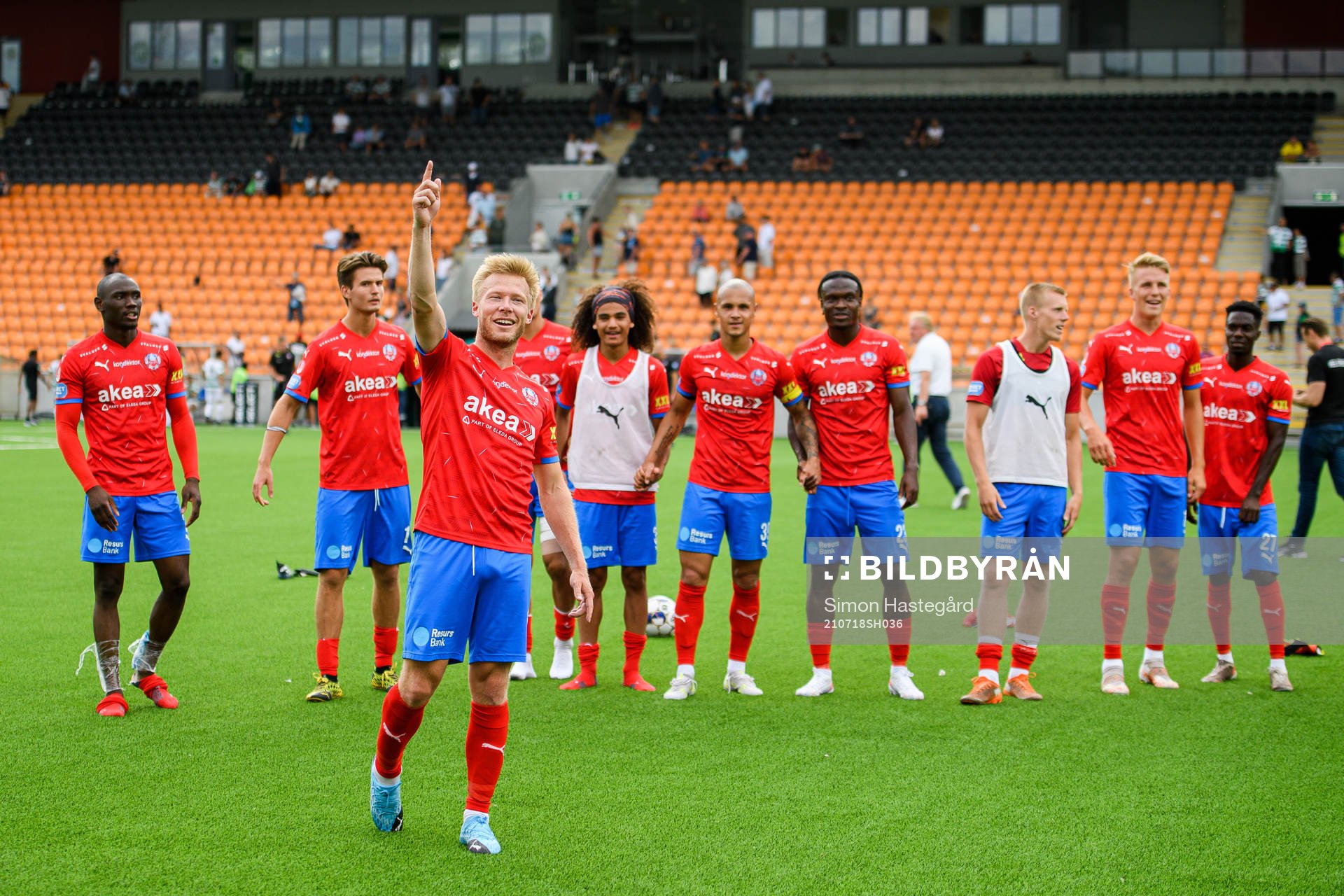Helsingborgs Andreas Landgren jublar