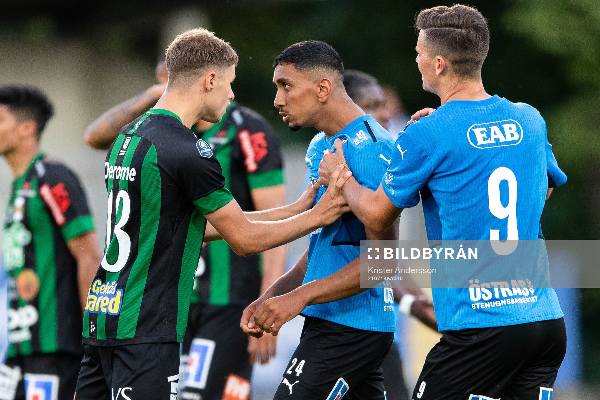 Varbergs Oliver Alfonsi i bråk med Halmstads Amir Al-Ammari