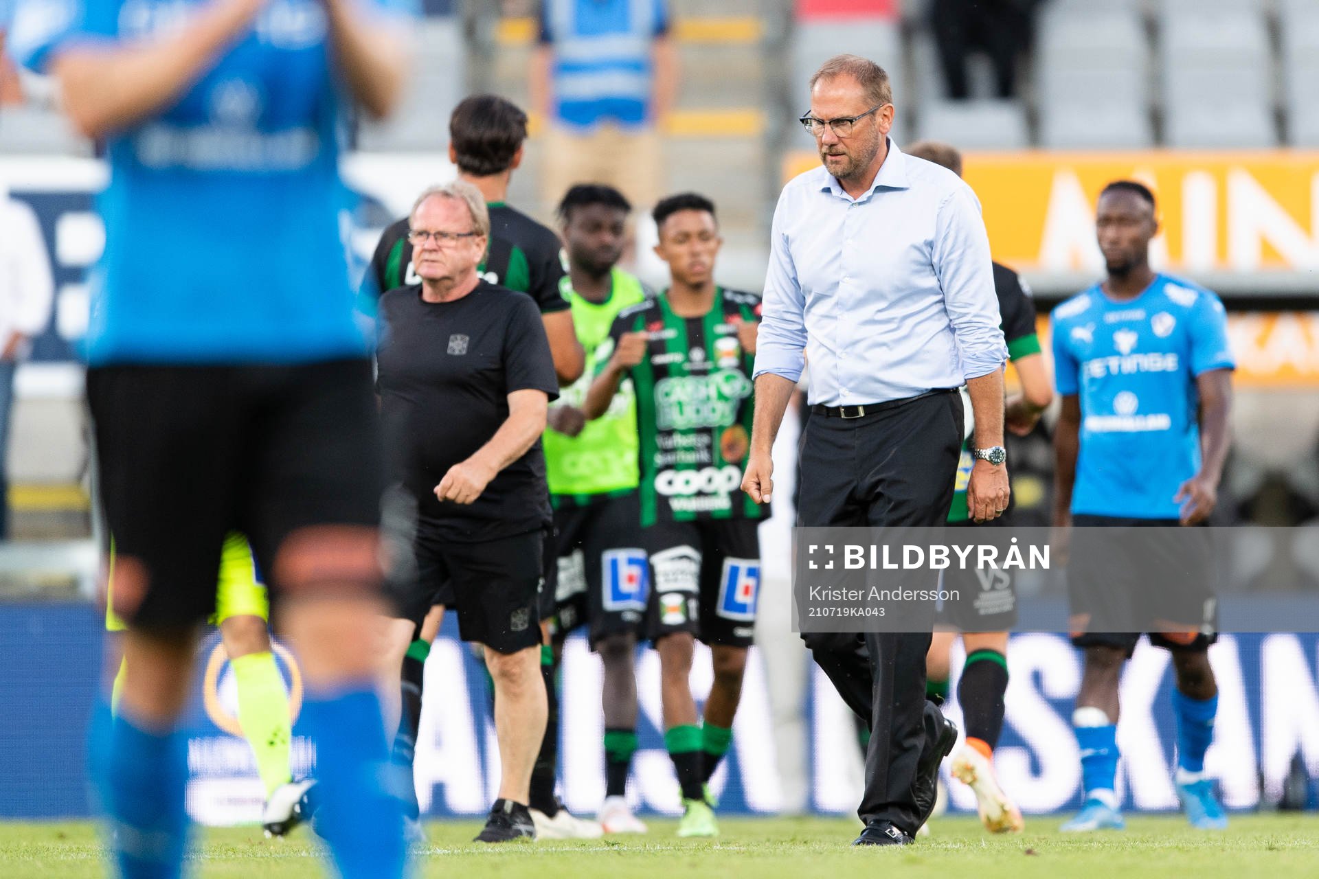 Halmstads manager Magnus Haglund