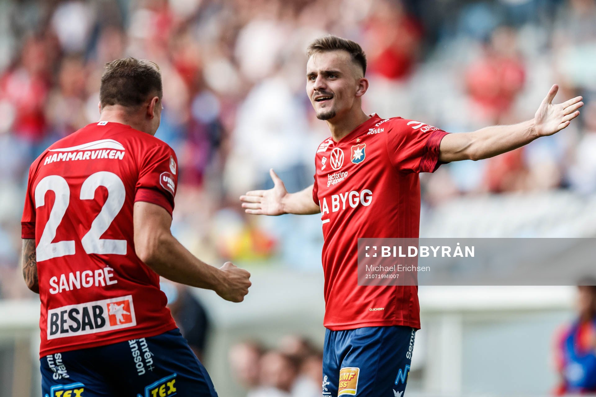 Örgrytes Ajdin Zeljkovic jublar