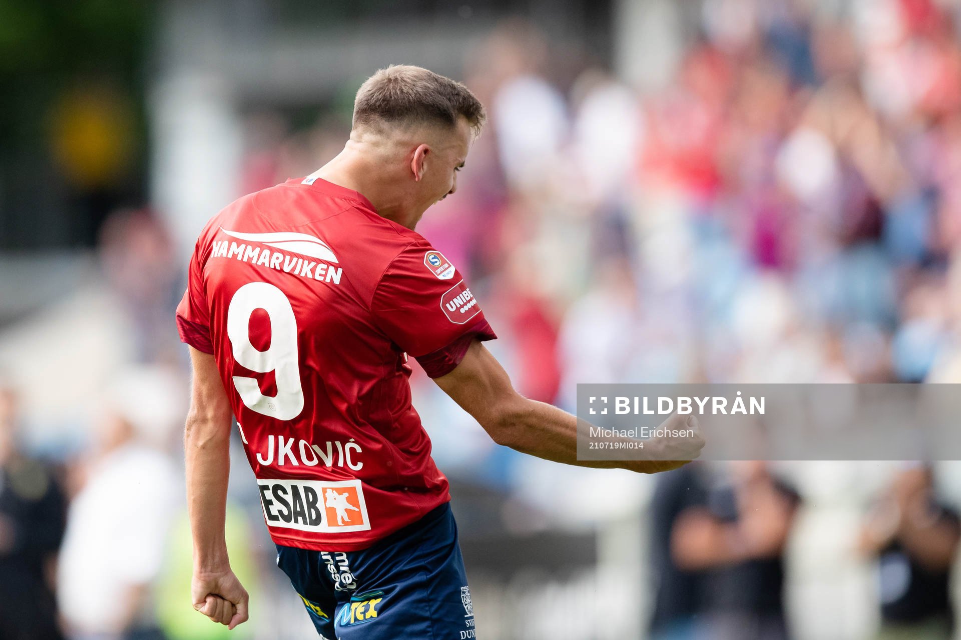 Örgrytes Ajdin Zeljkovic jublar