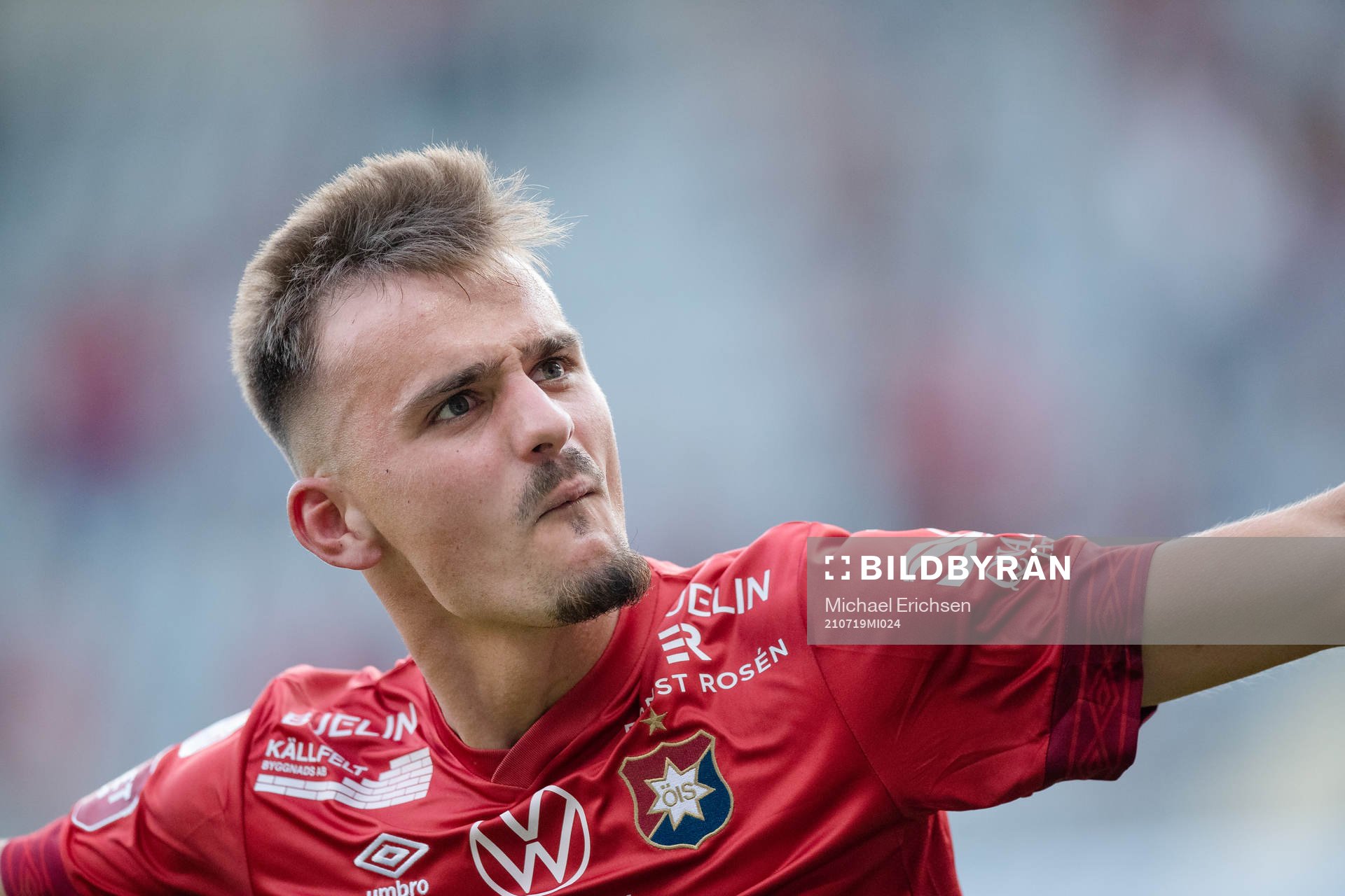 Örgrytes Ajdin Zeljkovic jublar