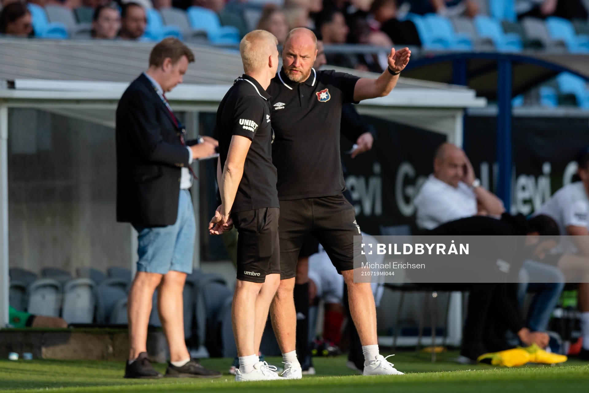 Örgrytes tränare Dane Ivarsson t.h