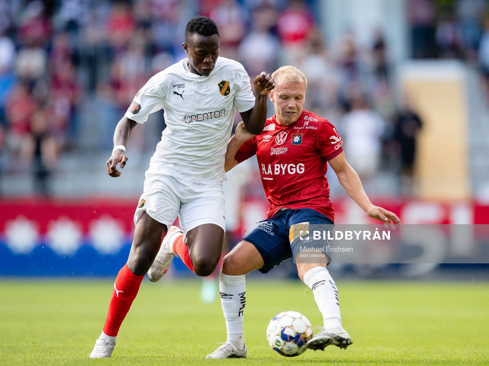 Vasalunds Anthony Wambani och Örgrytes Hampus Dahlqvist