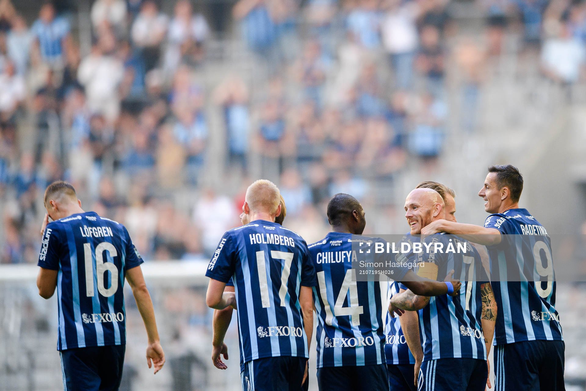 Djurgårdens Magnus Eriksson jublar
