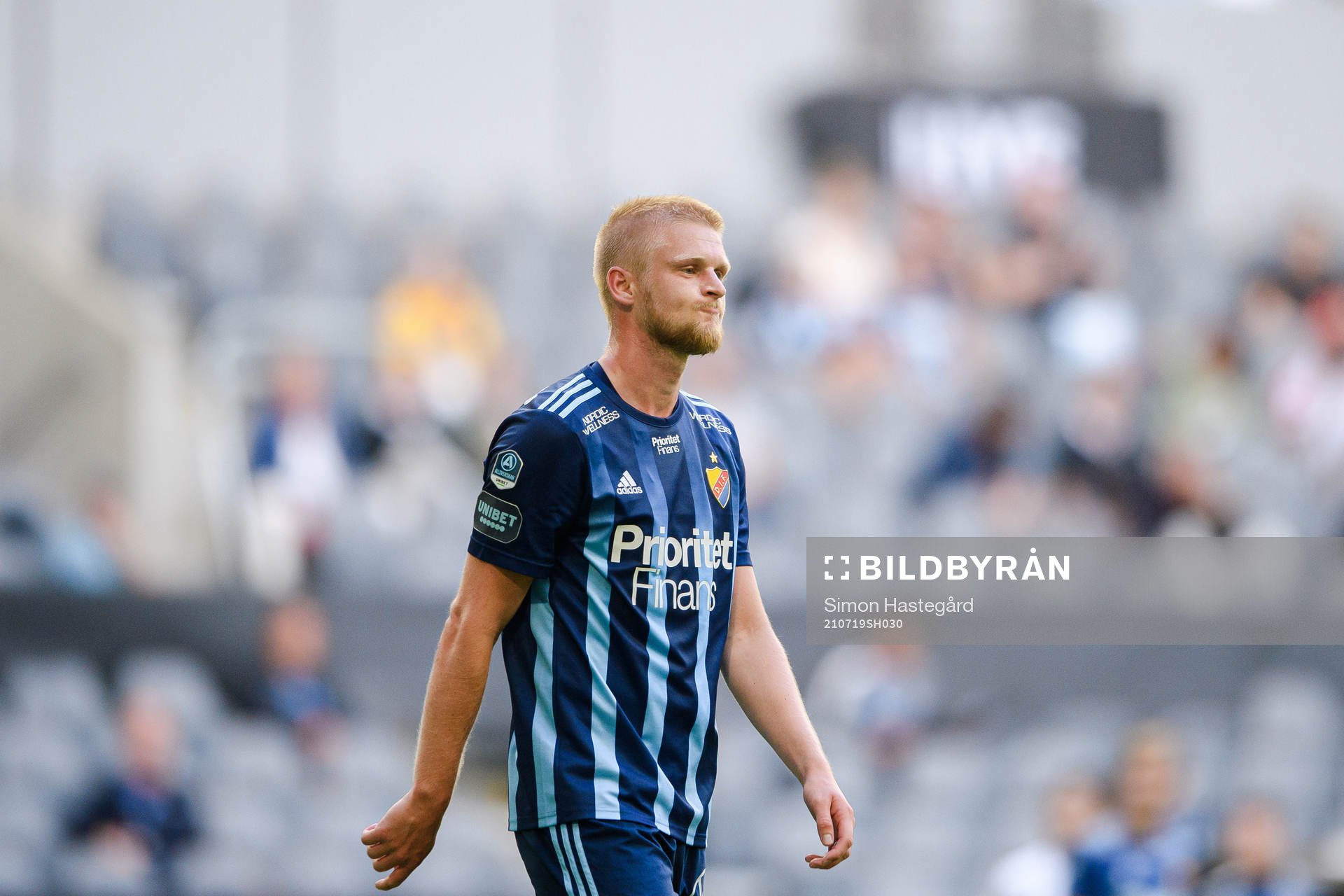Djurgårdens Kalle Holmberg deppar
