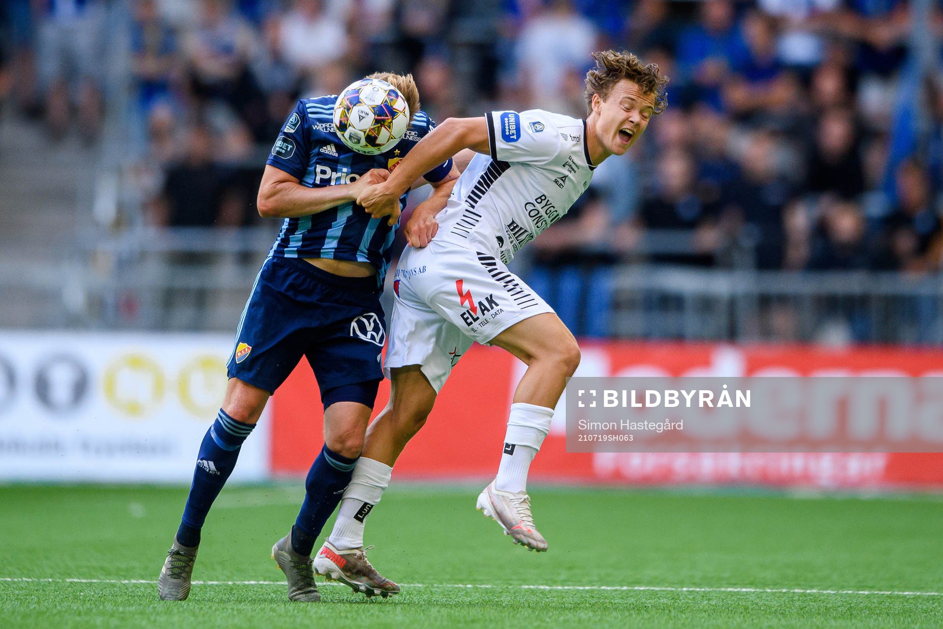 Djurgårdens Elliot Käck och Sirius Herman Sjögrell