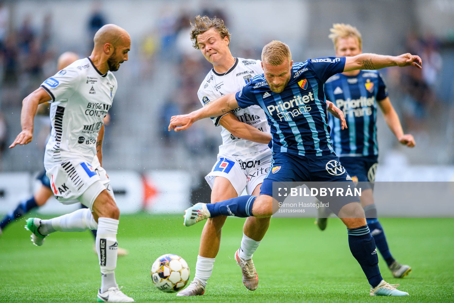 Sirius Herman Sjögrell och Djurgårdens Nicklas Bärkroth