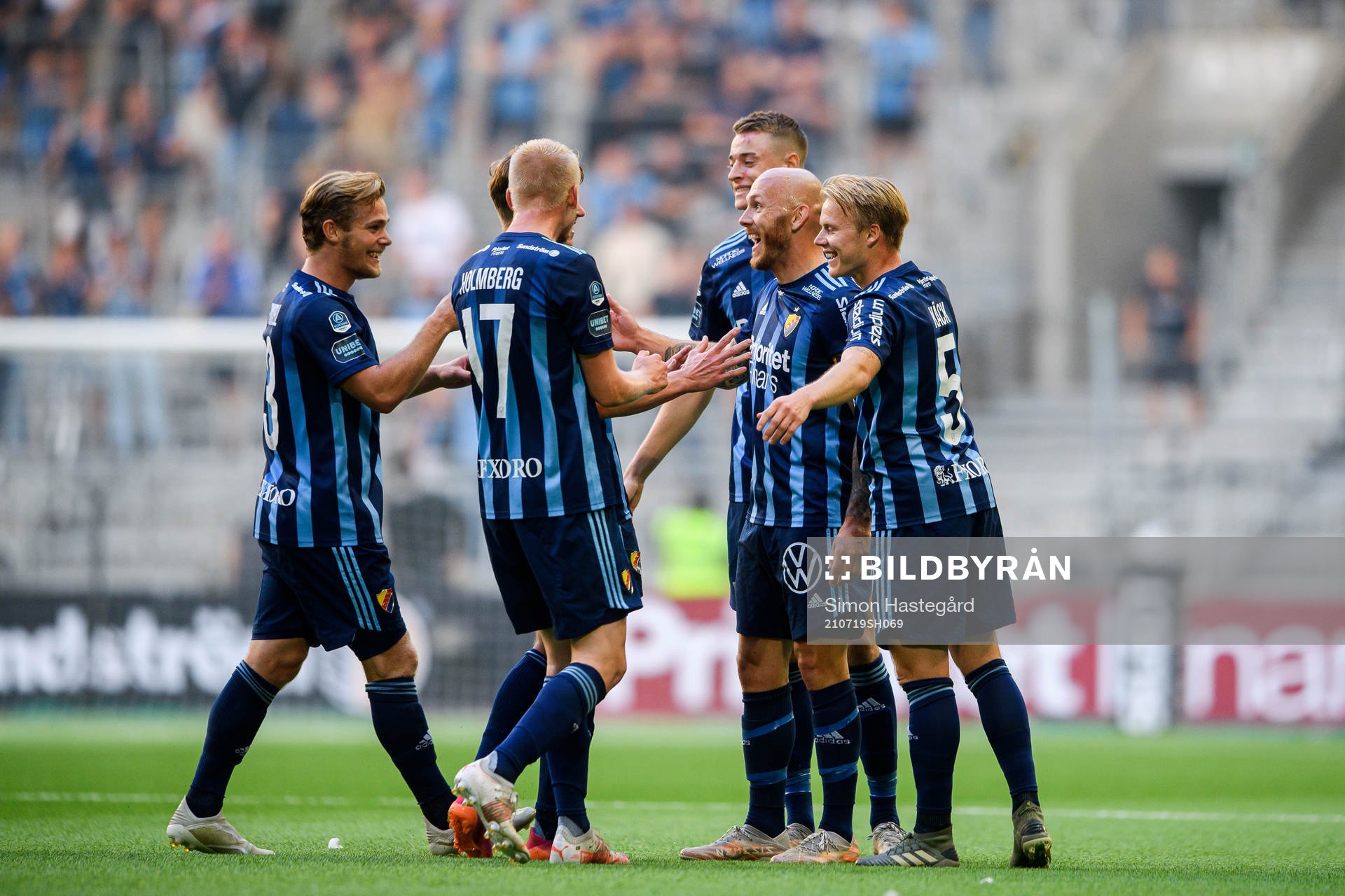 Djurgårdens Magnus Eriksson jublar