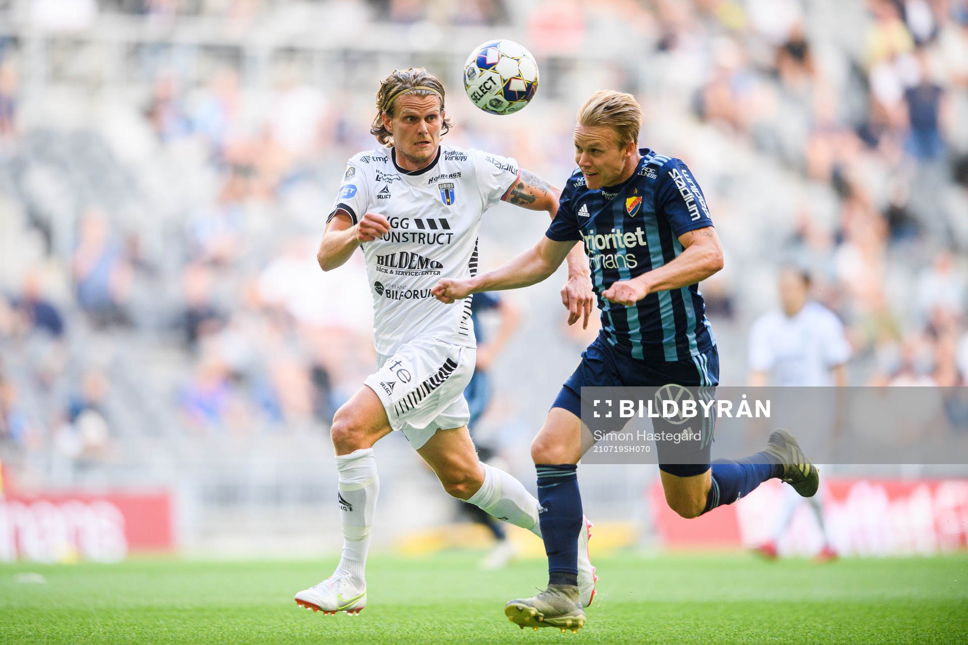 Sirius Tim Björkström och Djurgårdens Elliot Käck