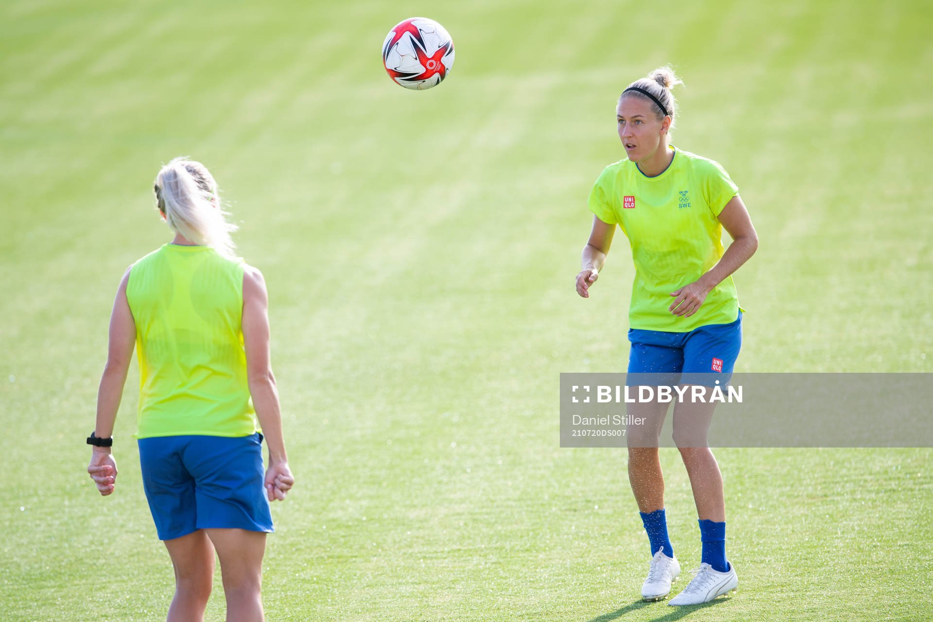Hanna Glas of the Swedish national women's football team at