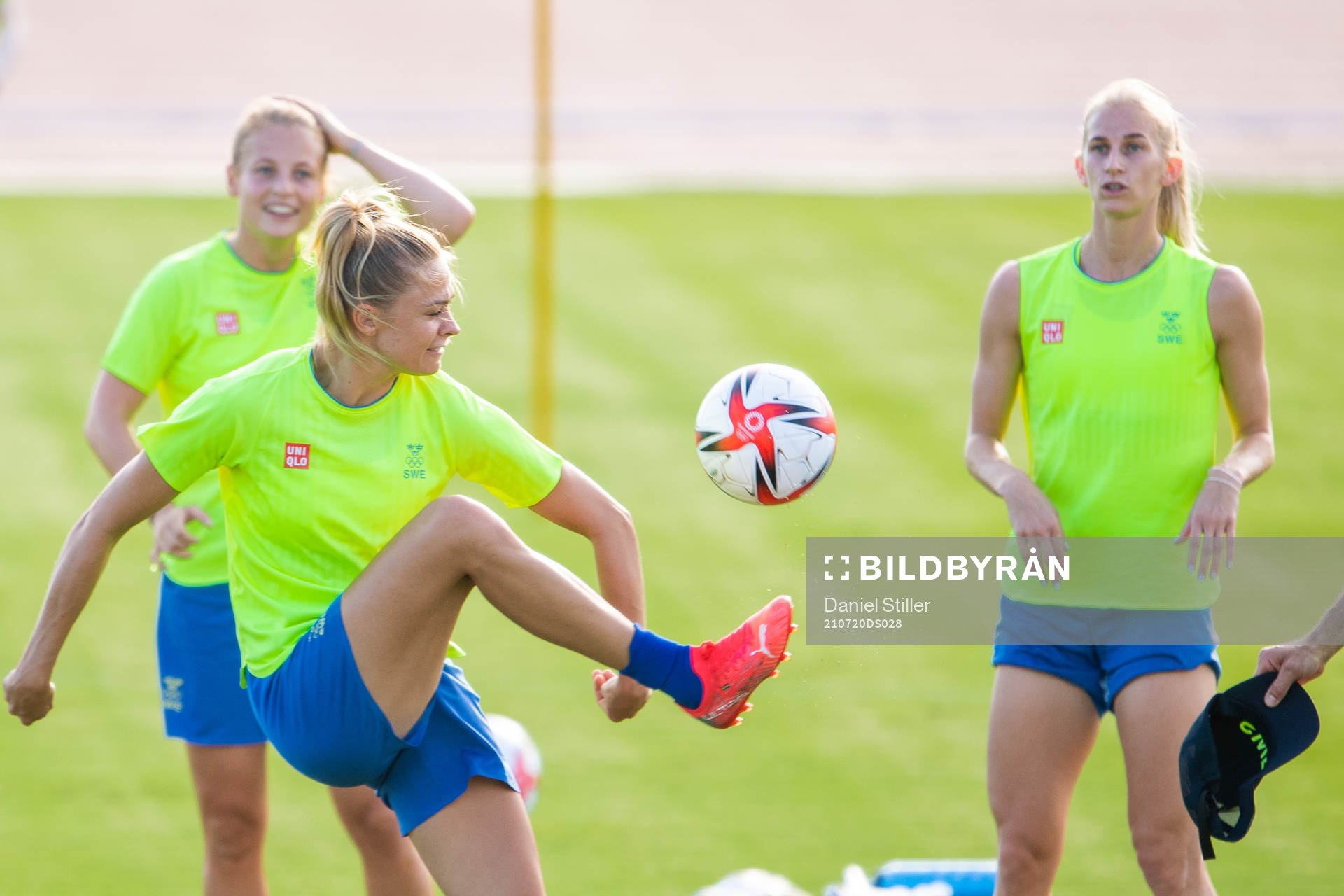 Anna Anvegård, Fridolina Rolfö and Sofia Jakobsson of the