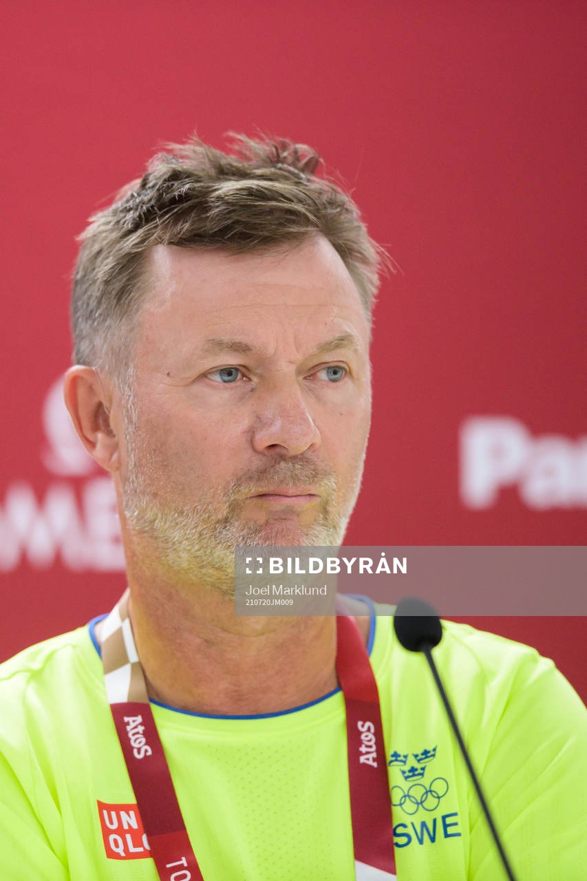 Head coach Peter Gerhardsson of the Swedish national