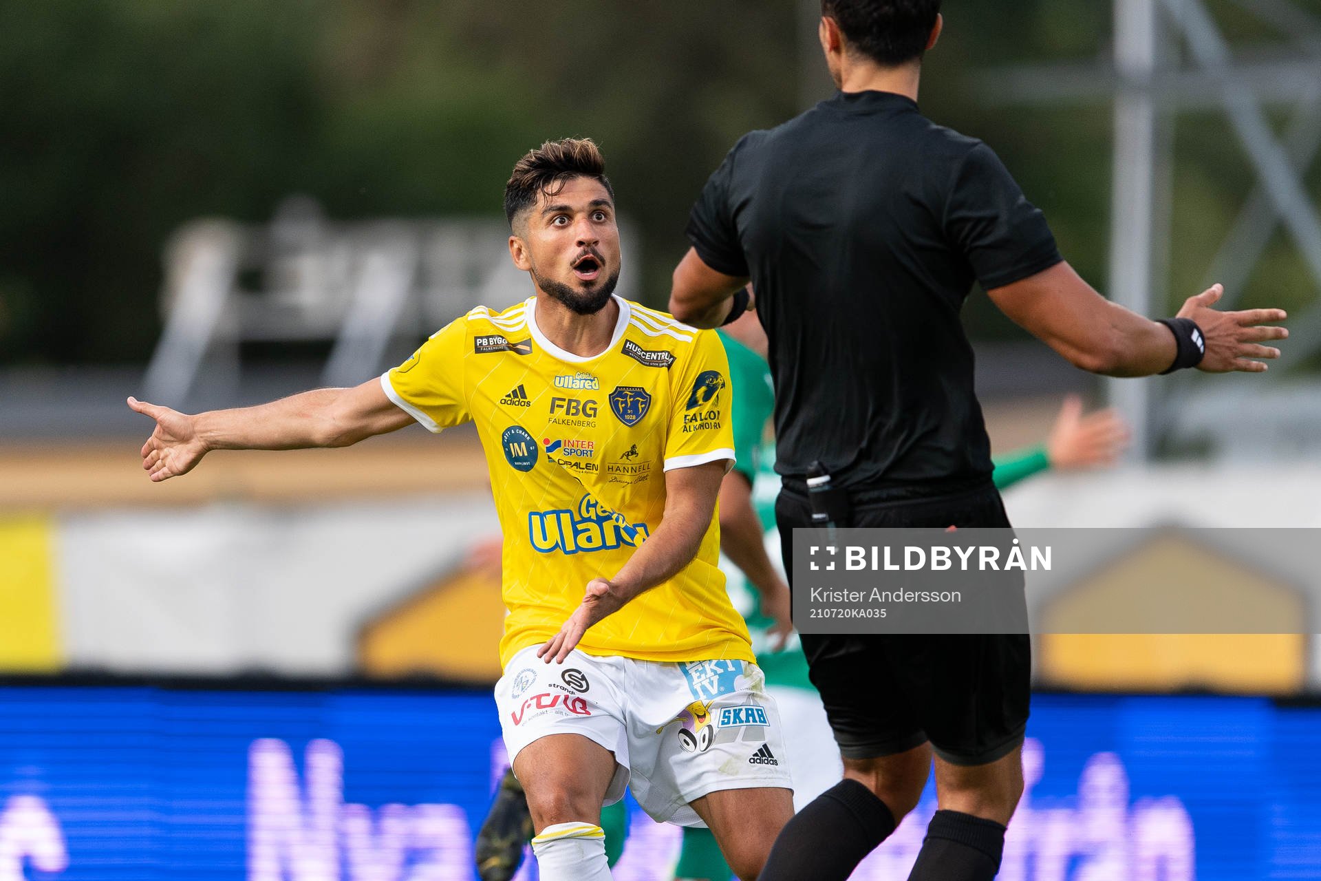 Falkenbergs Mahmut Özen reagerar