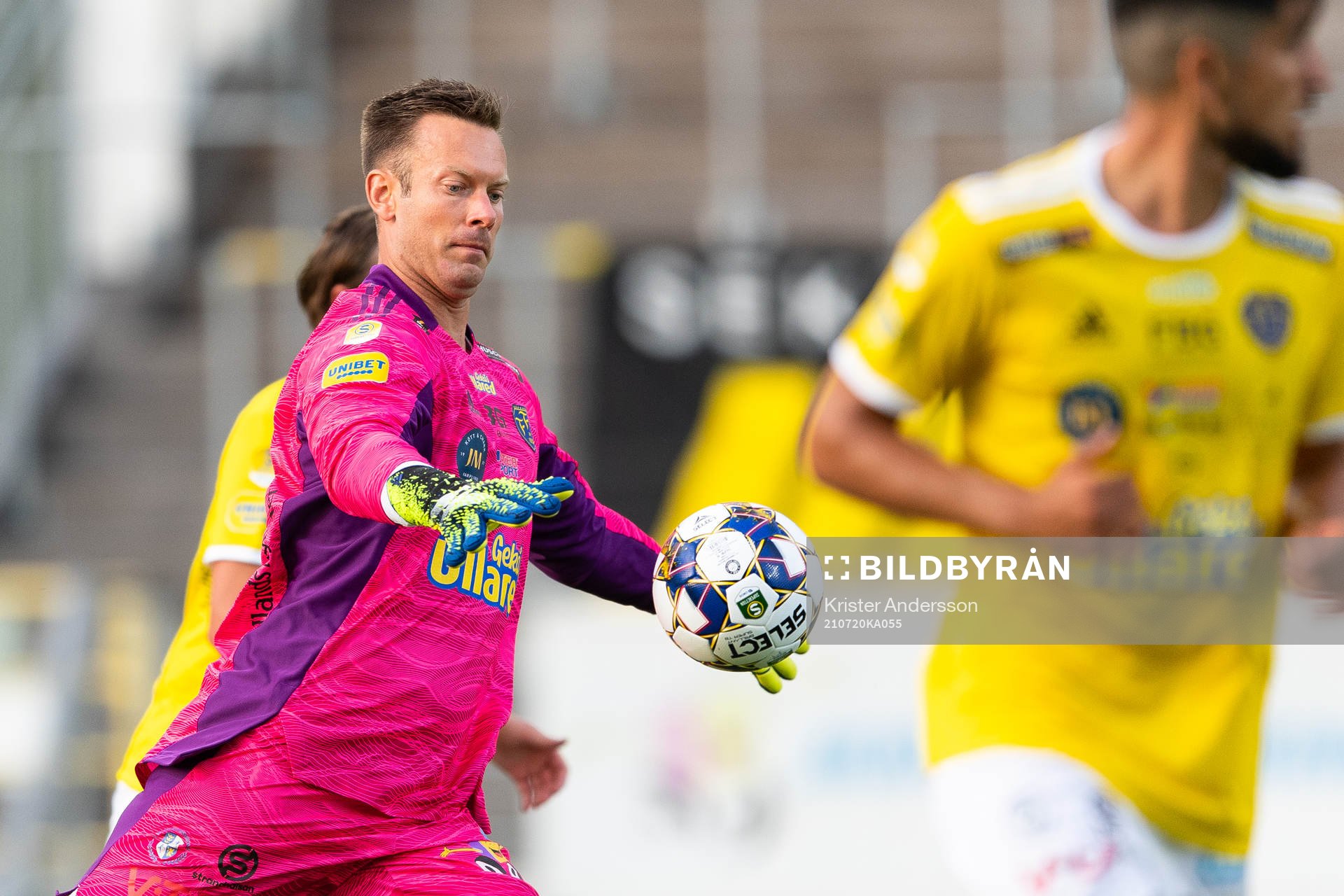 Falkenbergs målvakt Viktor Noring