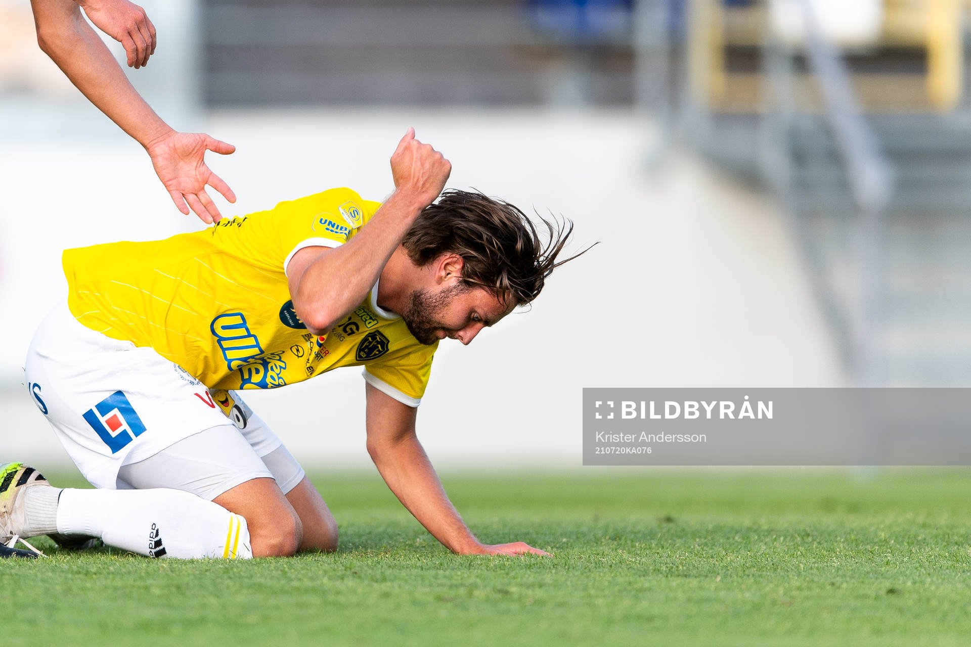 Falkenbergs Axel Norén reagerar