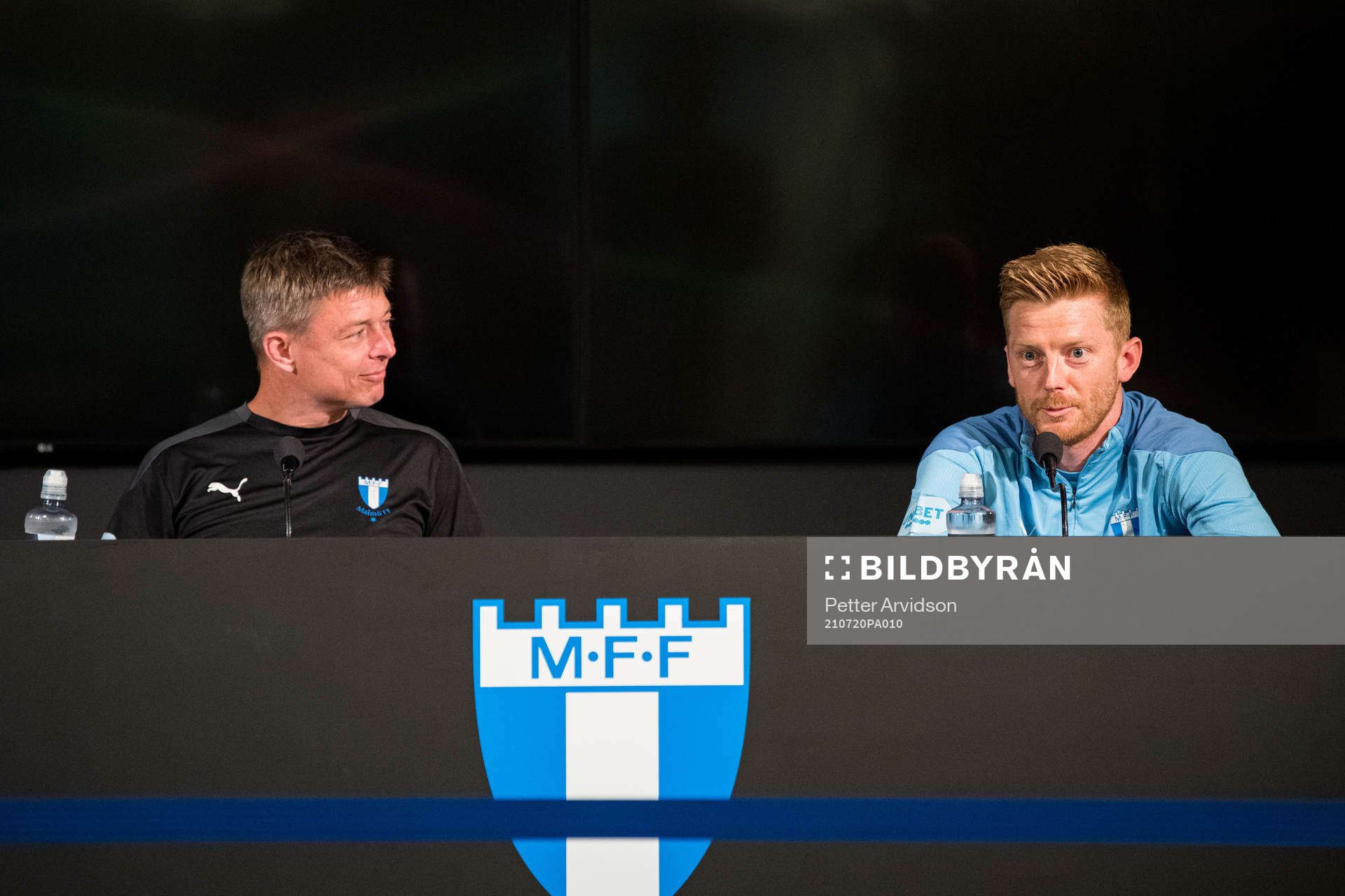 Jon Dahl Tomasson, head coach and Anders Christiansen