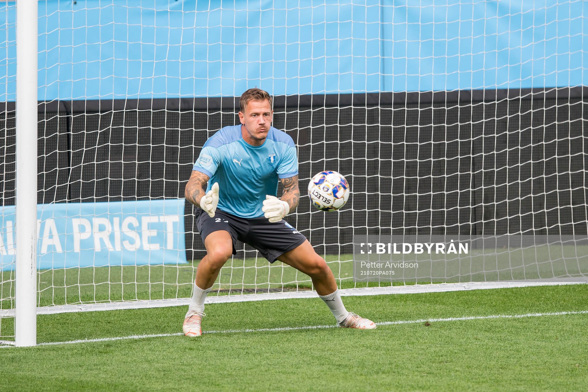 Goalkeeper Johan Dahlin