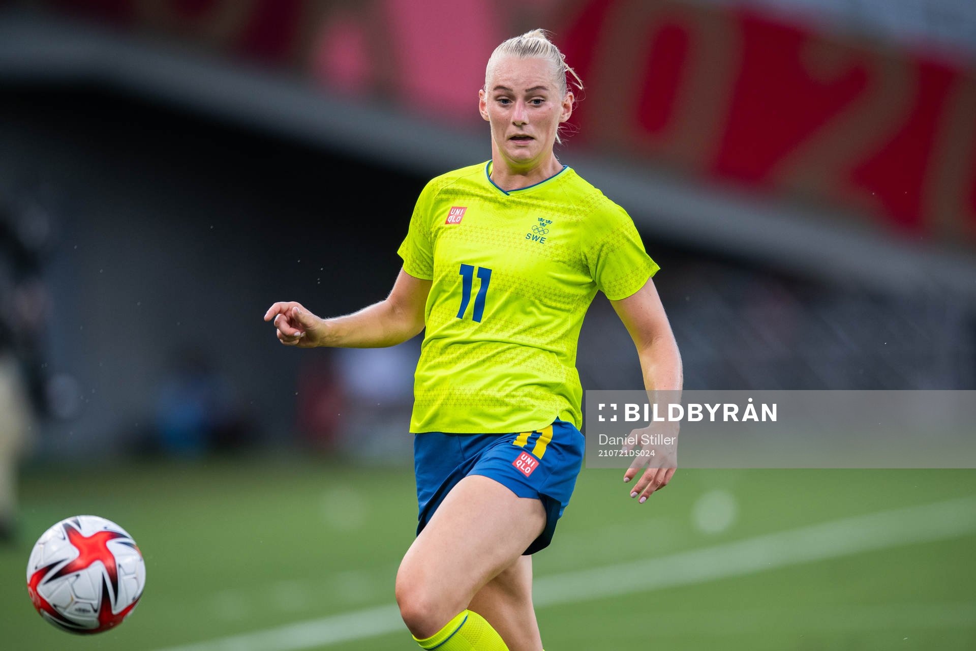 Stina Blackstenius of Sweden