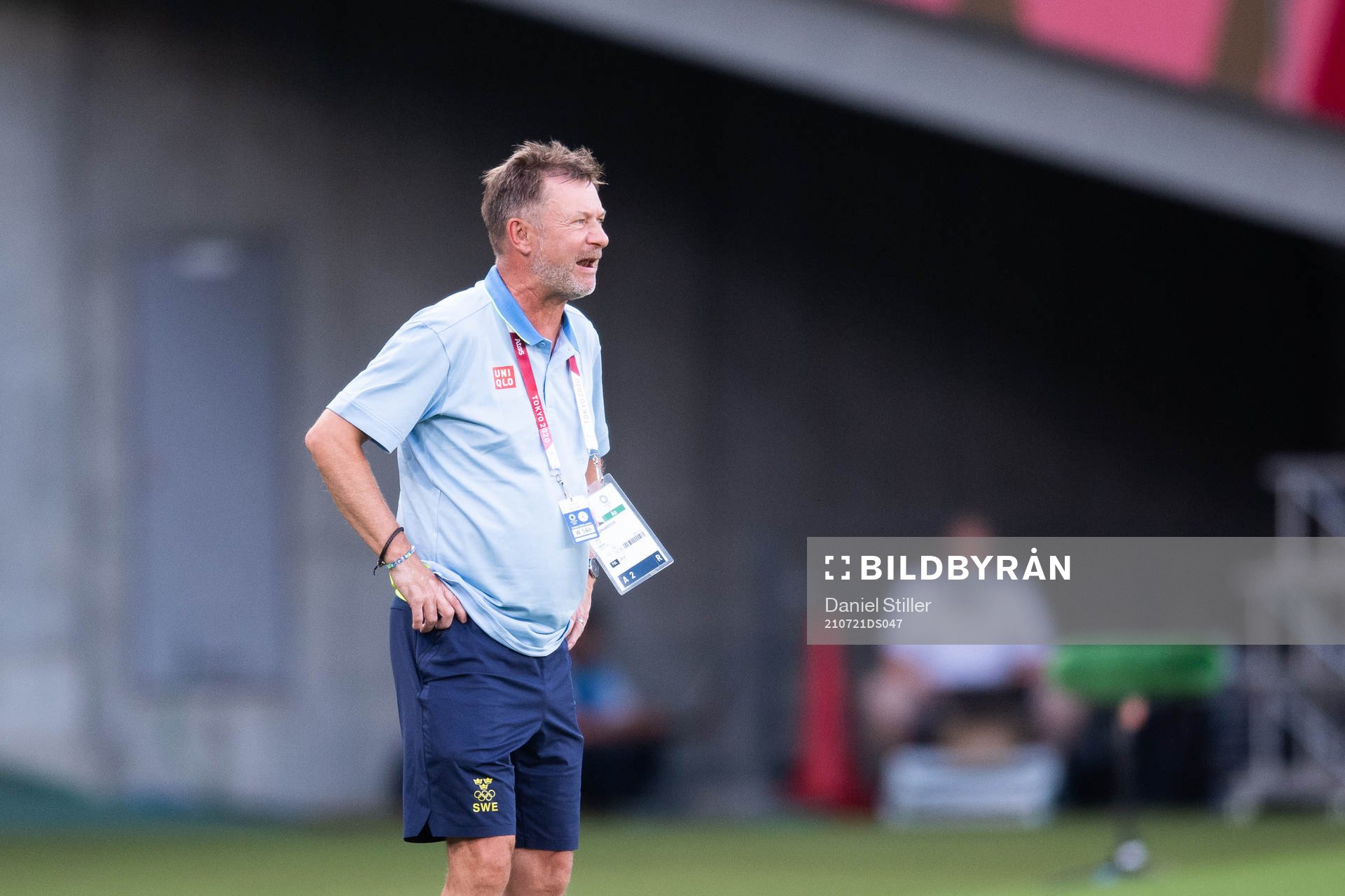 Peter Gerhardsson, head coach of Sweden