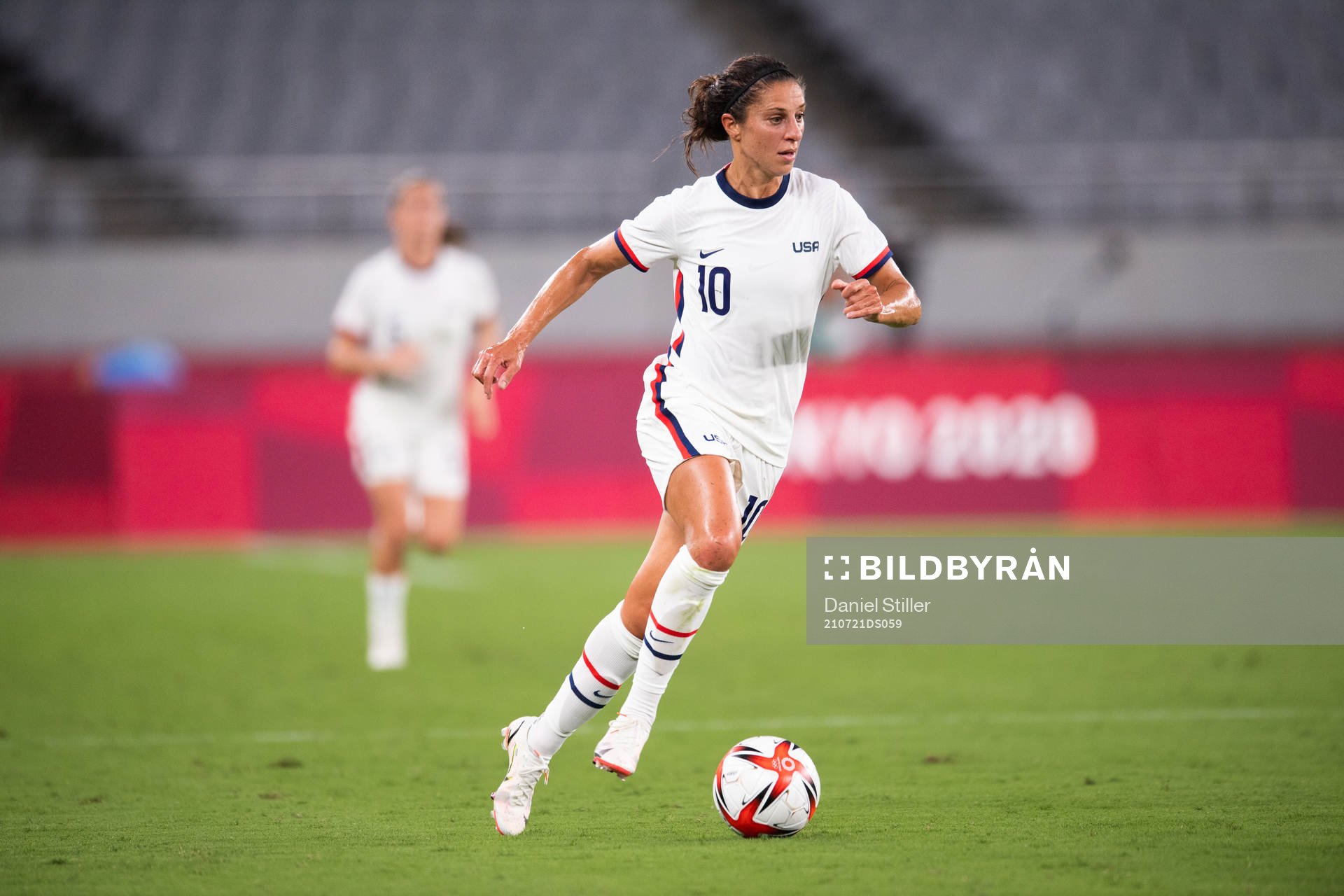 Carli Lloyd of USA during the women's football game between Sweden and USA at the Tokyo 2020 Olympic Games on July 21, 2021 in Tokyo.