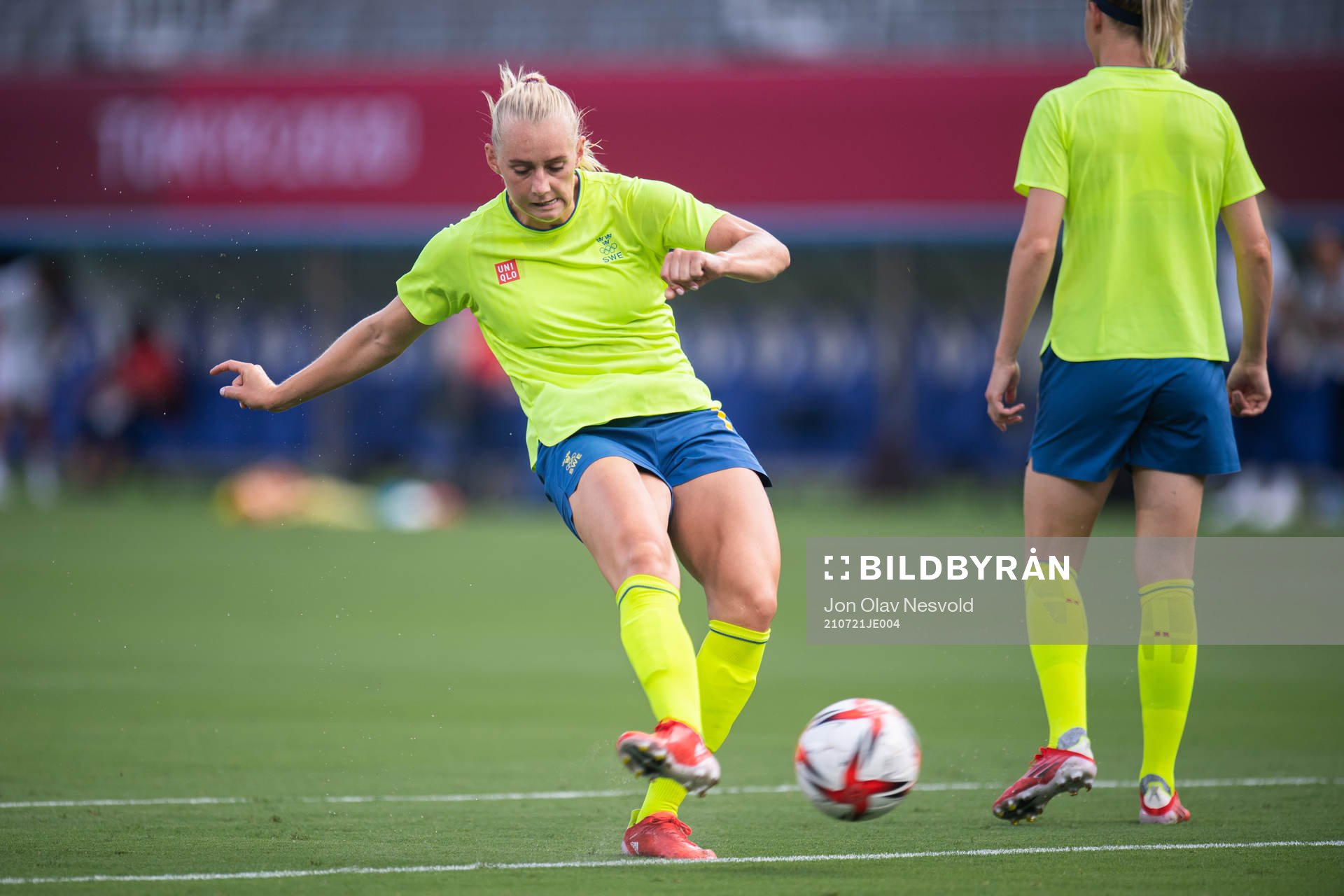 Stina Blackstenius of Sweden