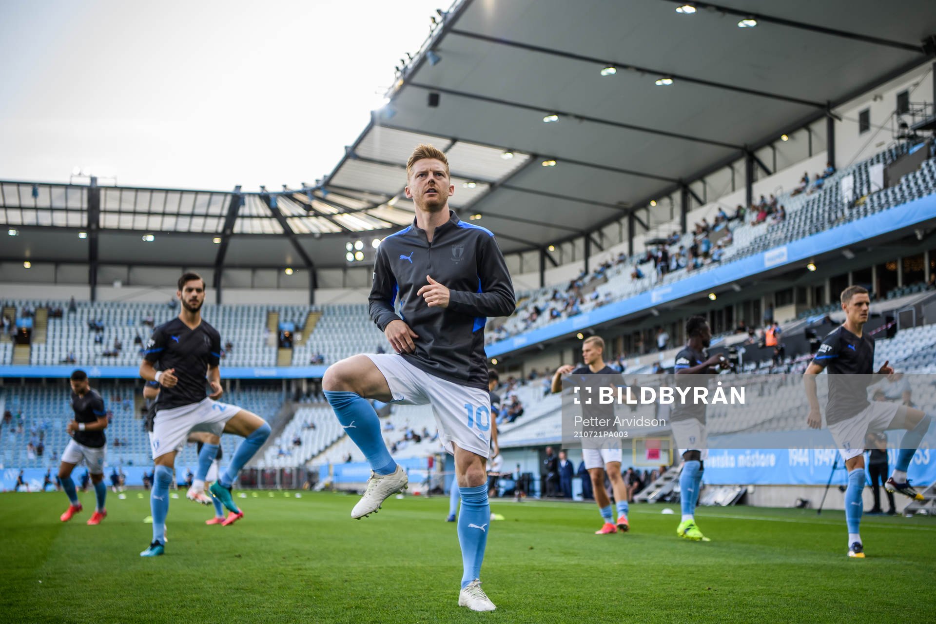Anders Christiansen of Malmö FF prior to the UEFA