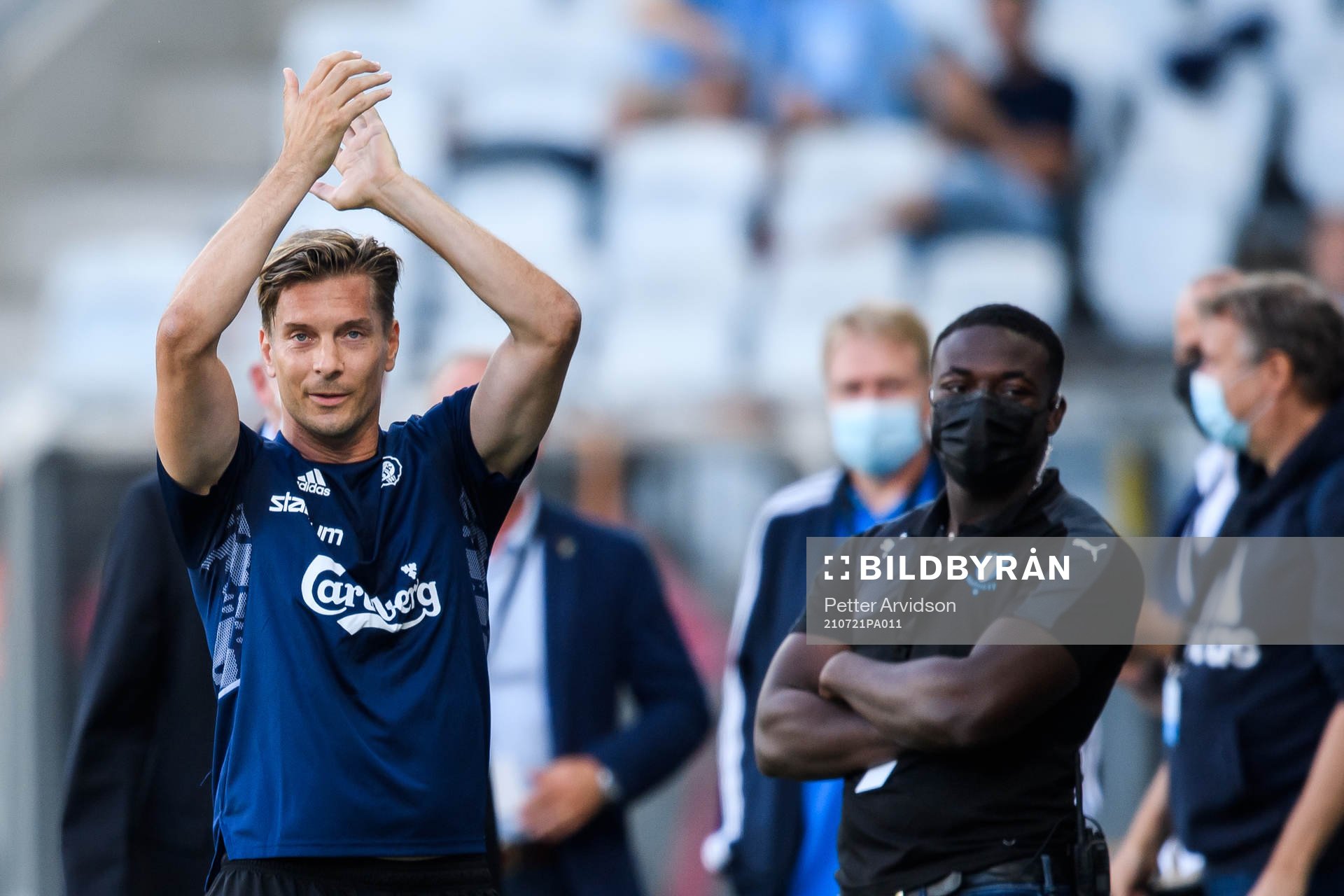 Markus Halsti of Helsingfors prior to the UEFA Champions
