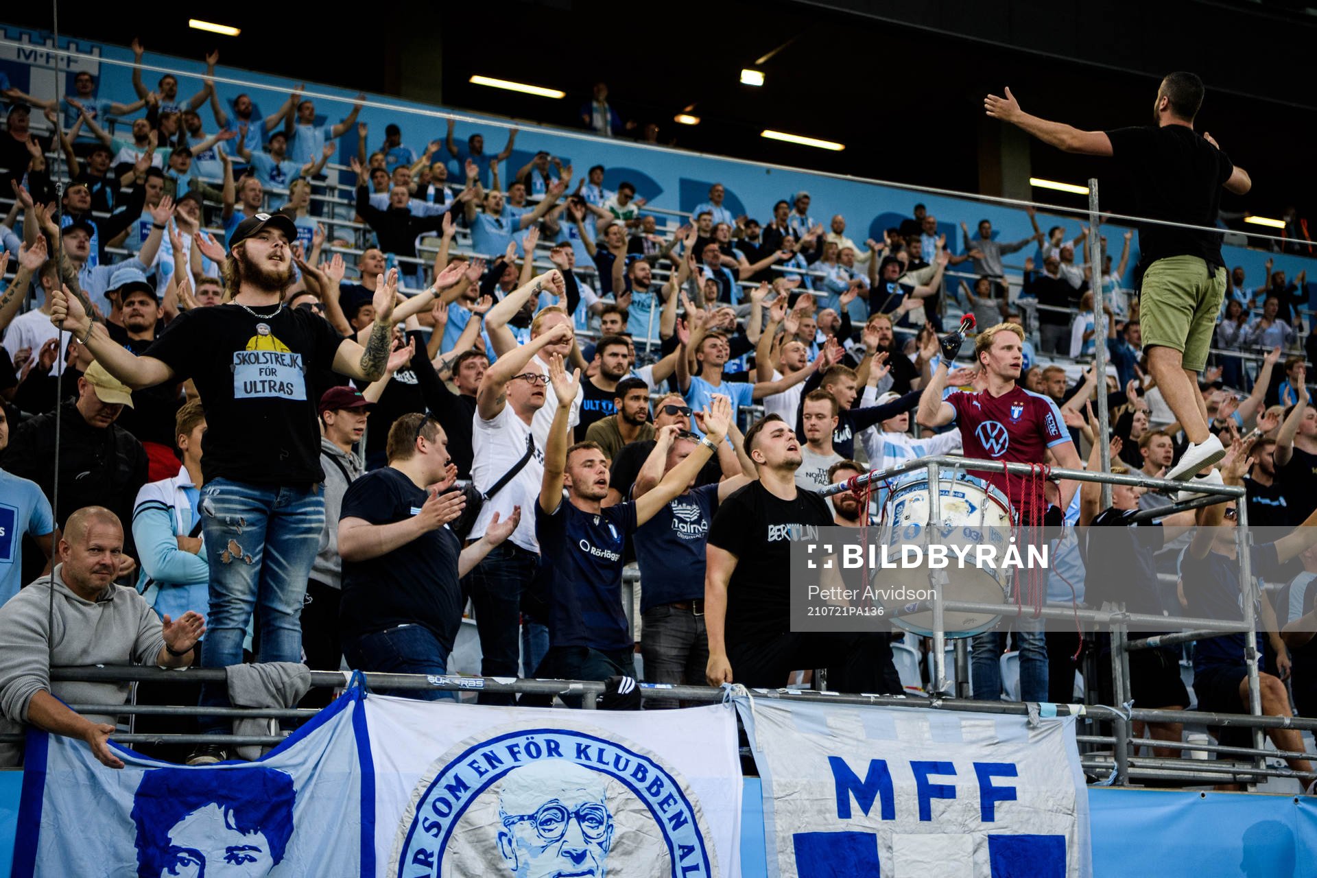 Supporters of Malmö FF
