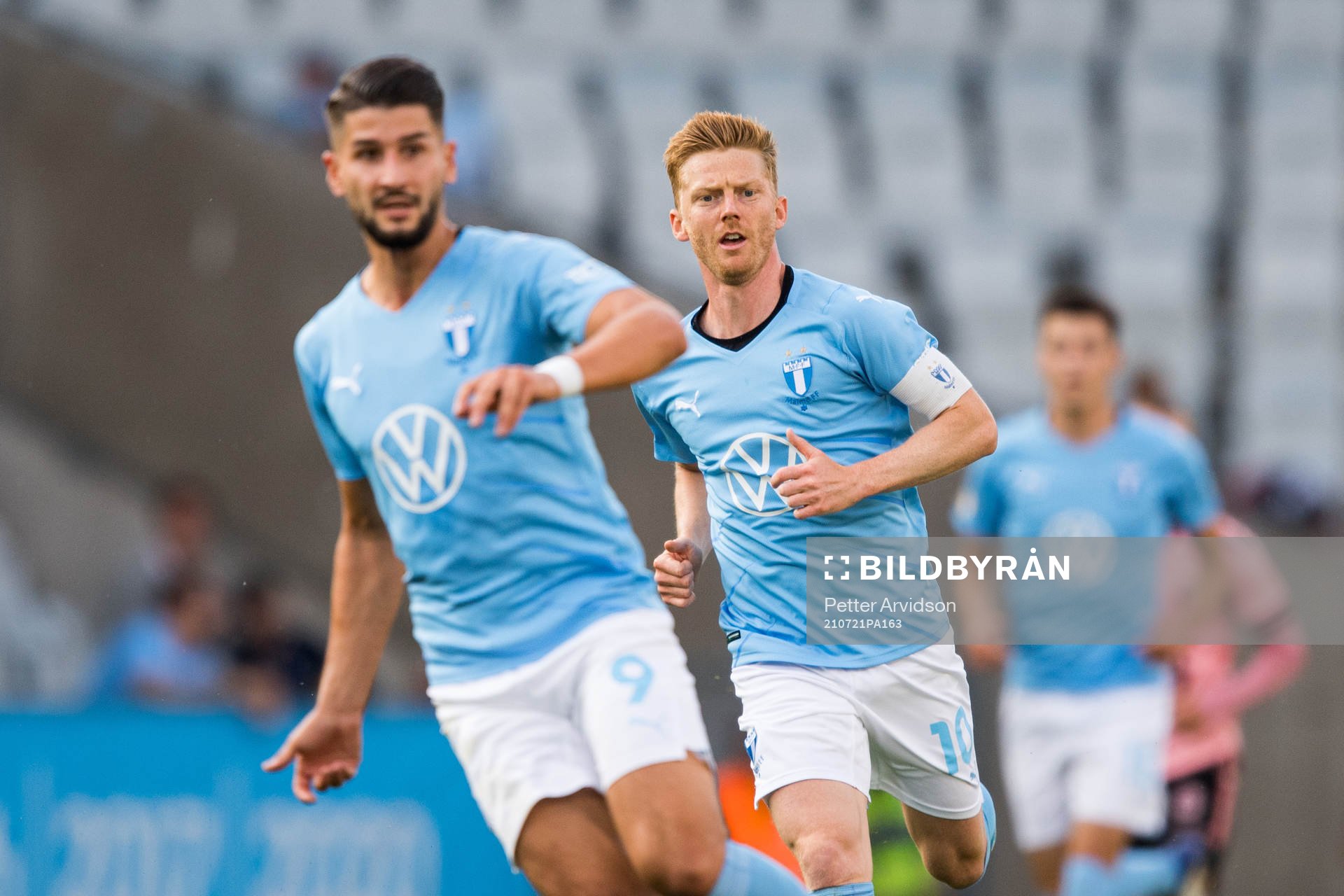 Antonio Colak and Anders Christiansen of Malmö FF
