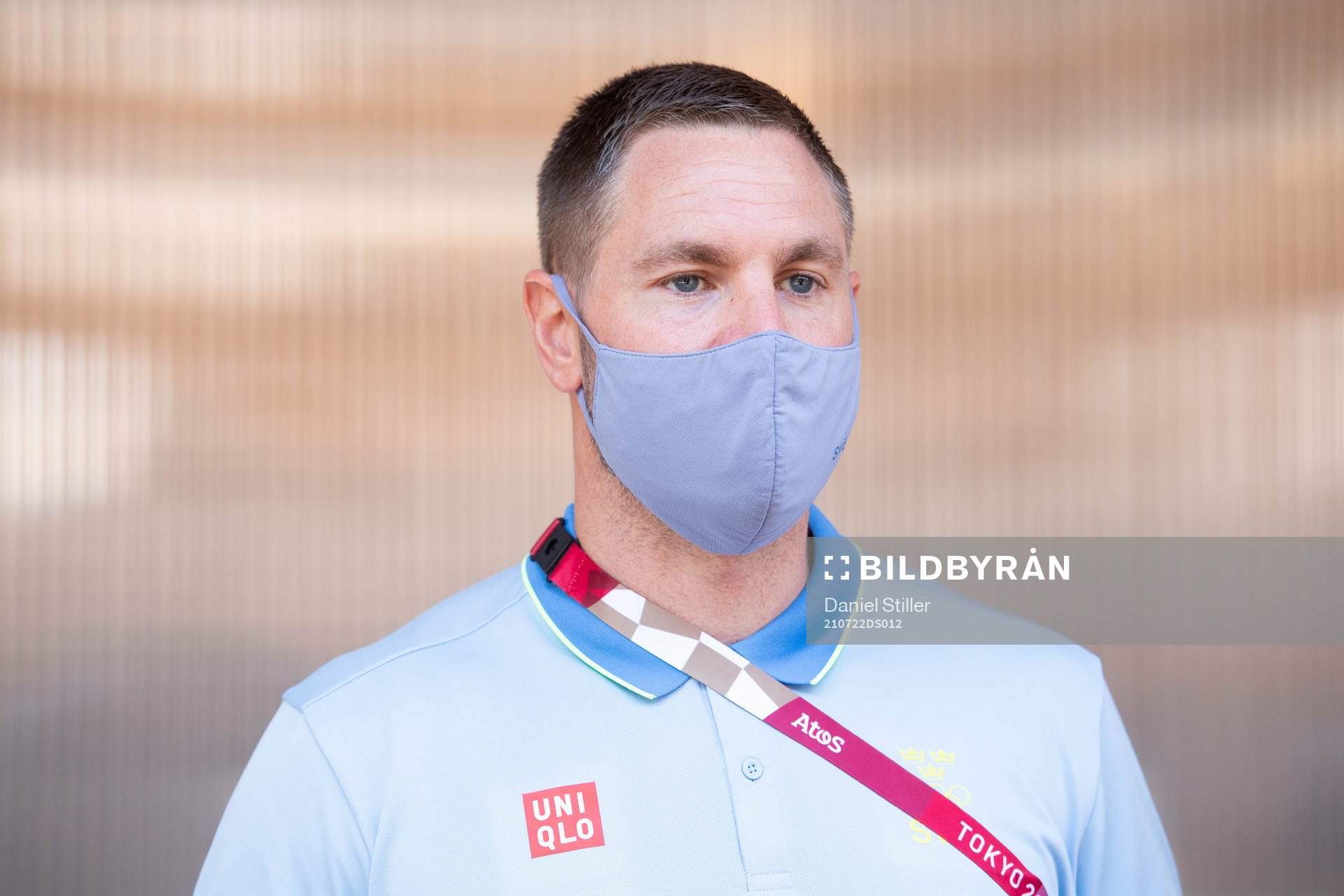 Andreas Palicka of the Swedish handball team at a press meet