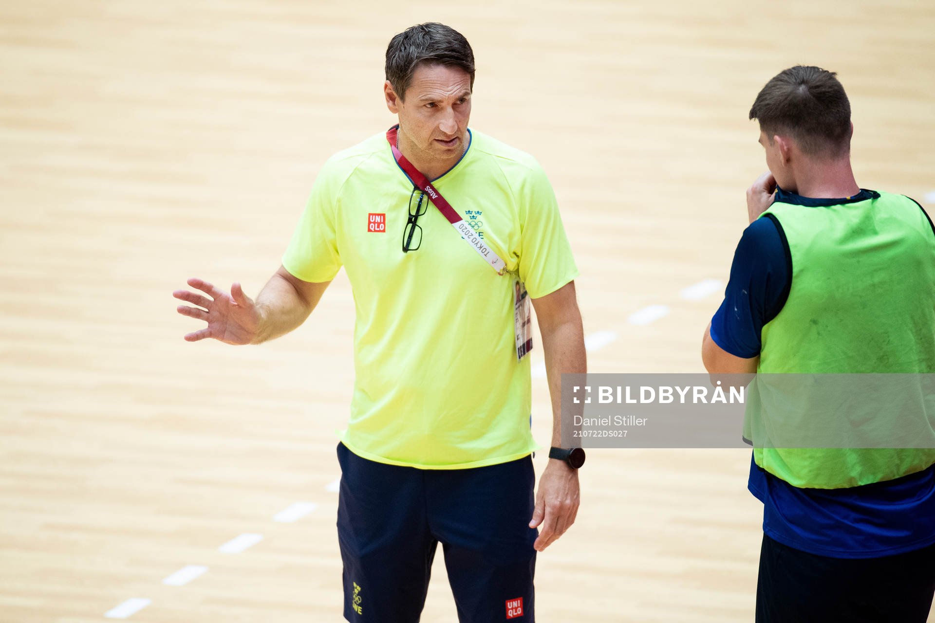 Head coach Glenn Solberg of the Swedish handball team
