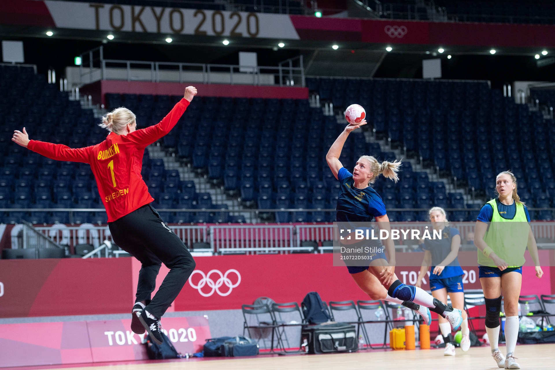 Linn Blohm of the Swedish women´s handball team