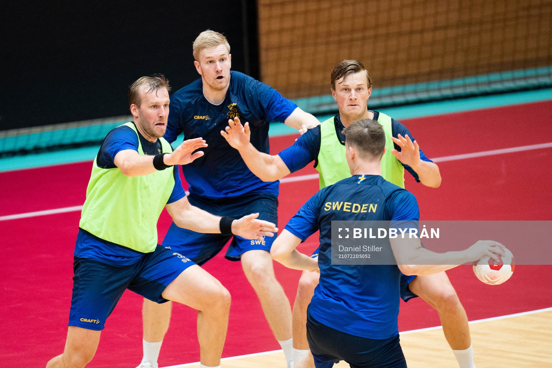 Max Dark, Anton Lindskog and Jonathan Carlsbogård of the