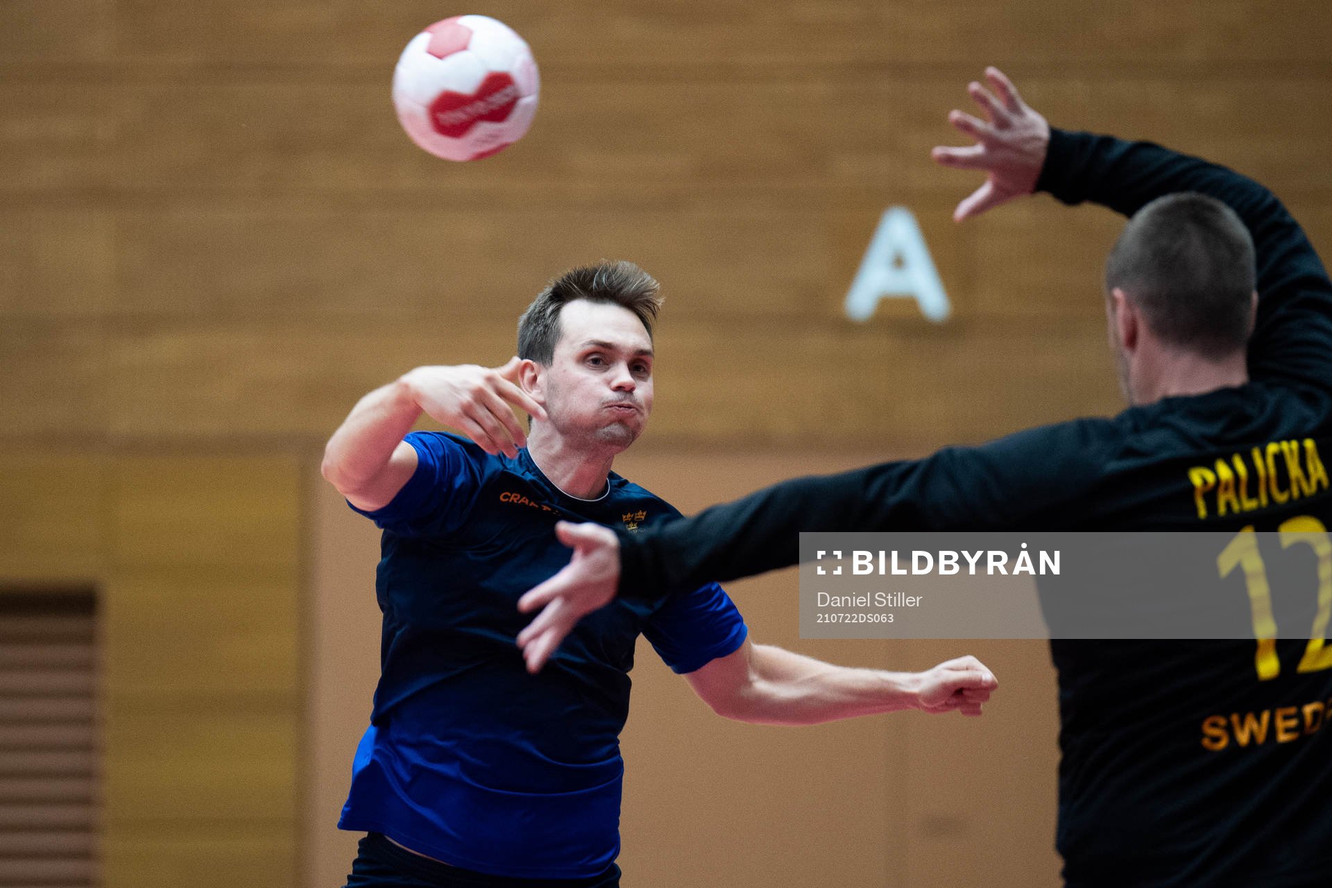 Hampus Wanne of the Swedish handball team