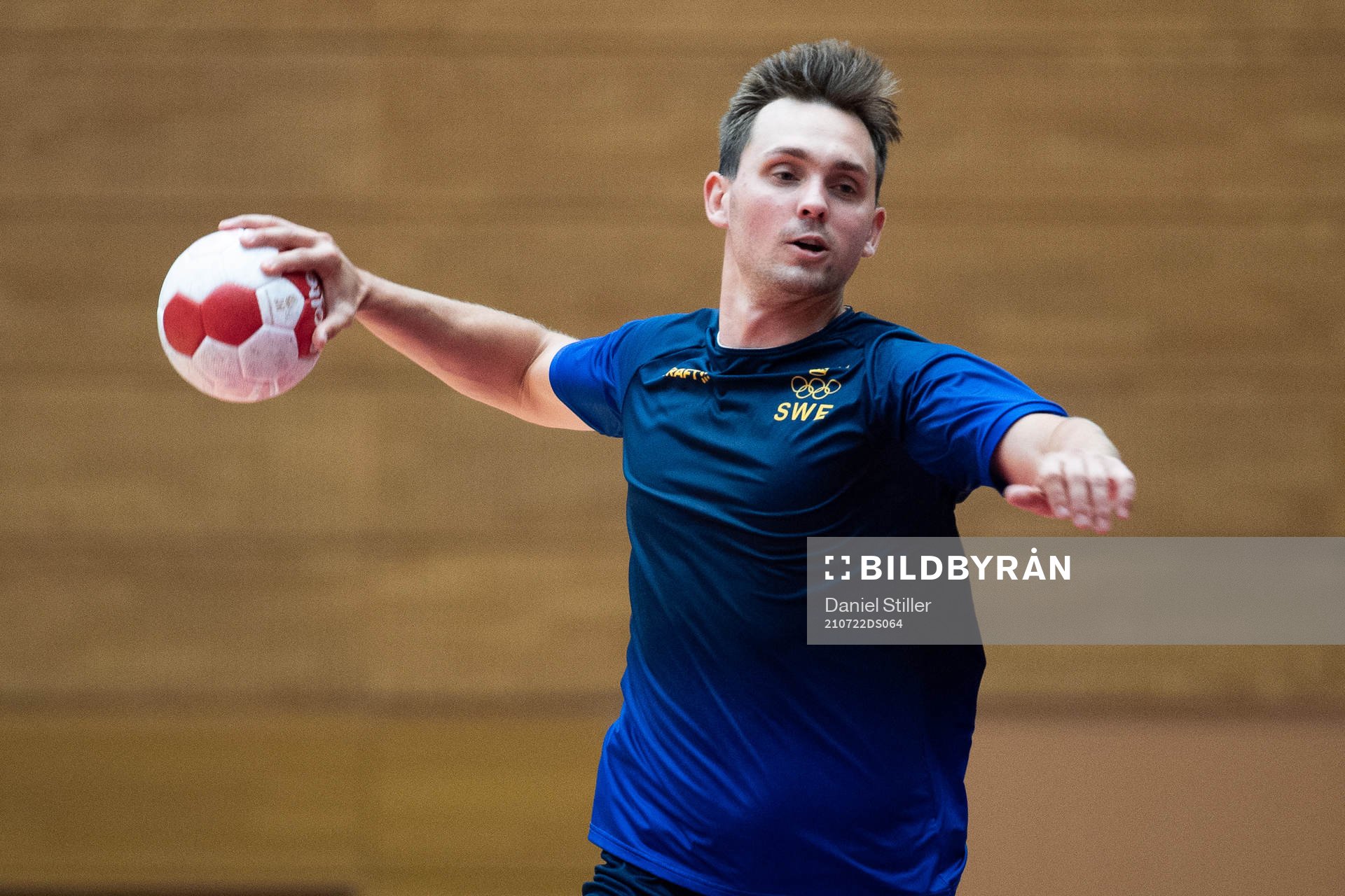 Hampus Wanne of the Swedish handball team