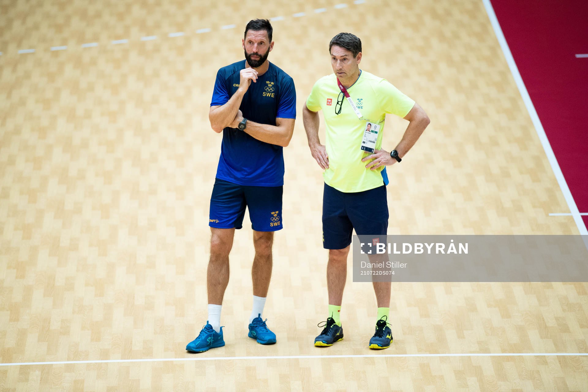 Team Manager Tobias Karlsson and head coach Glenn Solberg