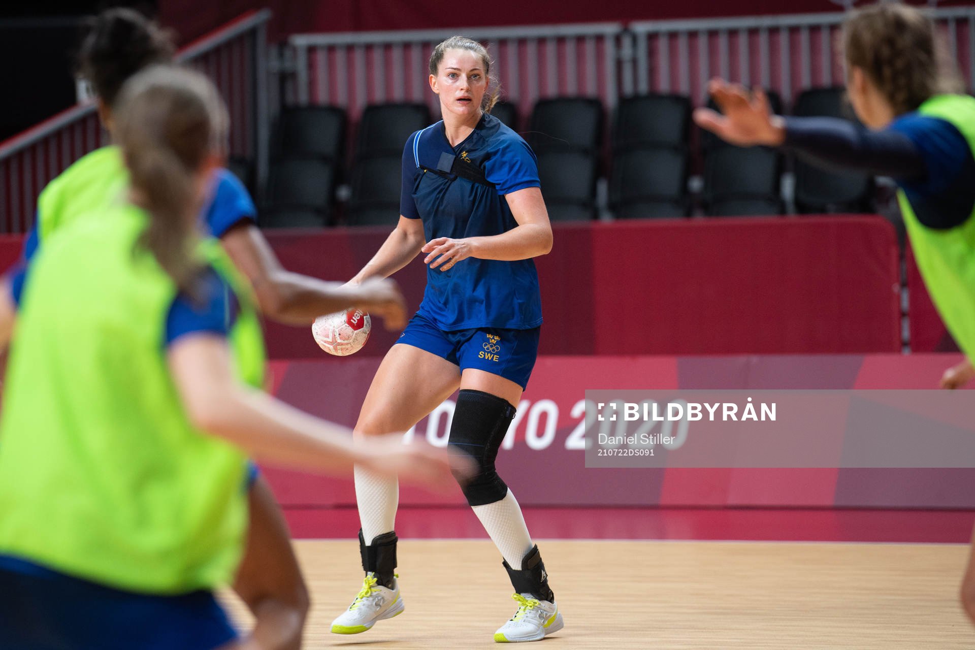 Kristin Thorleifsdottir of the Swedish women´s handball