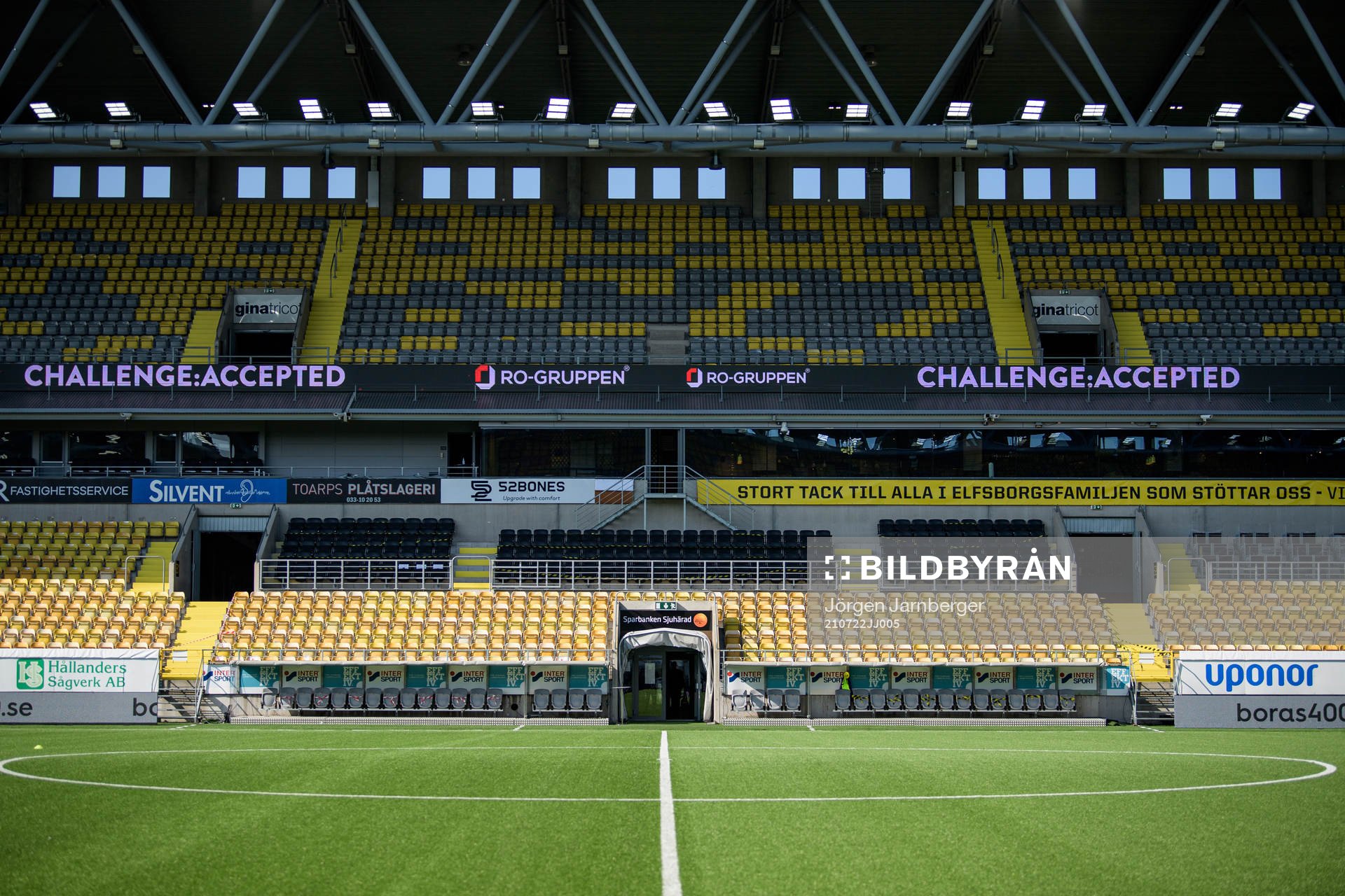 Spelar entrén på norra läktaren