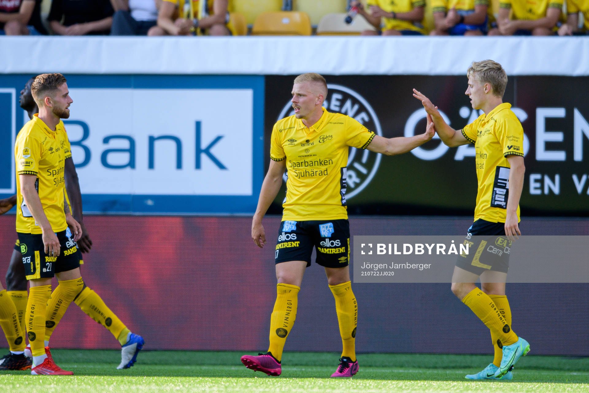 Per Frick and Jeppe Møldrup Okkels of Elfsborg celebrates