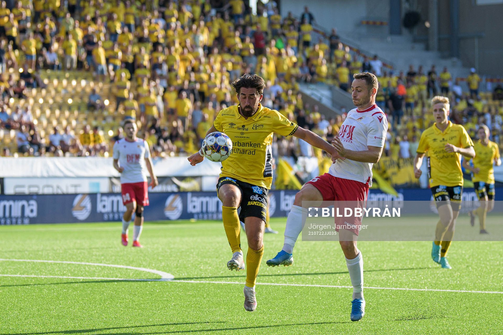Frederik Holst of Elfsborg and Alexandru Antoniuc of