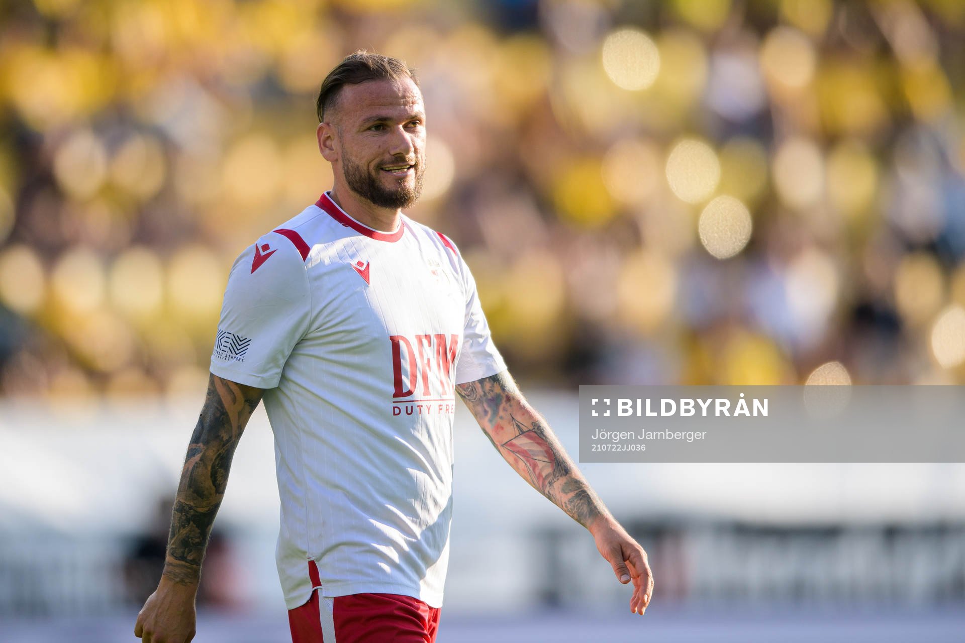 Petru Racu of Milsami Orheis during the UEFA Conference League qualifying match between Elfsborg and Milsami Orhei on July 22, 2021 in Borås.