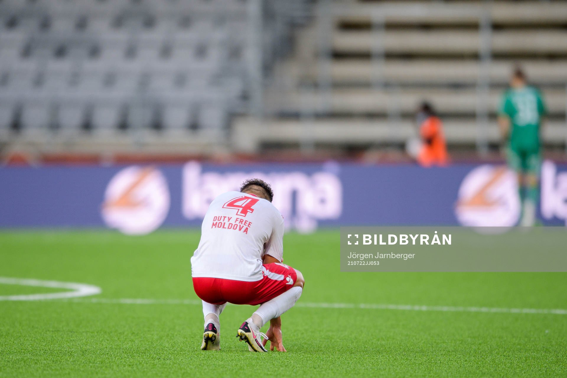 Igor Arhirii of Milsami Orheis looks dejected