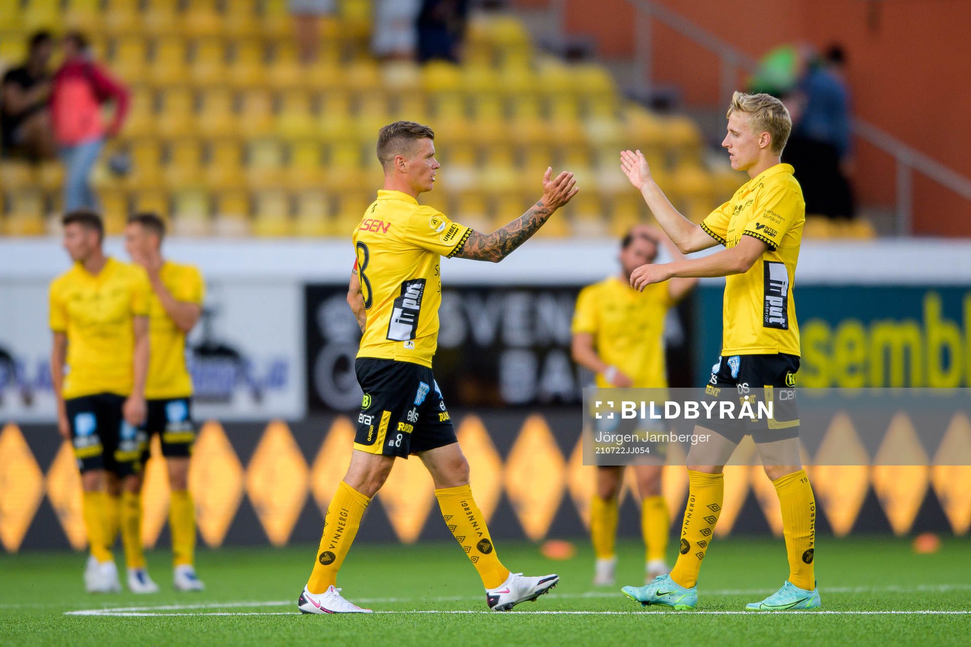 Samuel Holmén and Jeppe Møldrup Okkels of Elfsborg