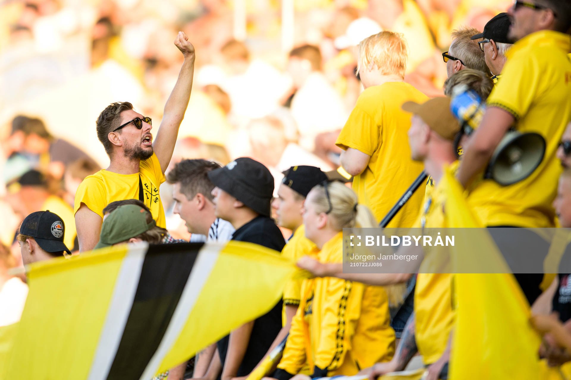 Supporters of Elfsborg in the stands